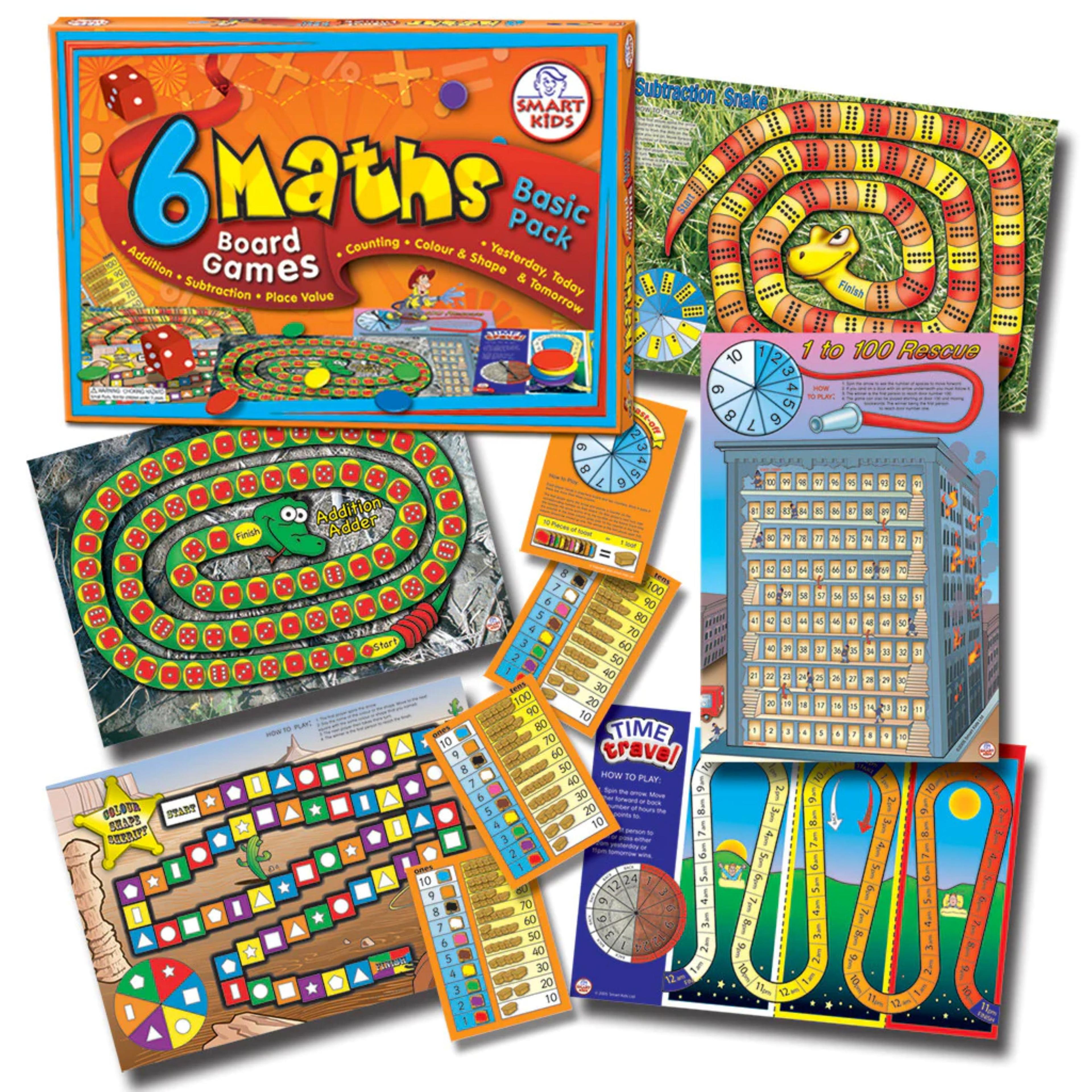 SMART KIDS Maths Board Games - Years 1-2