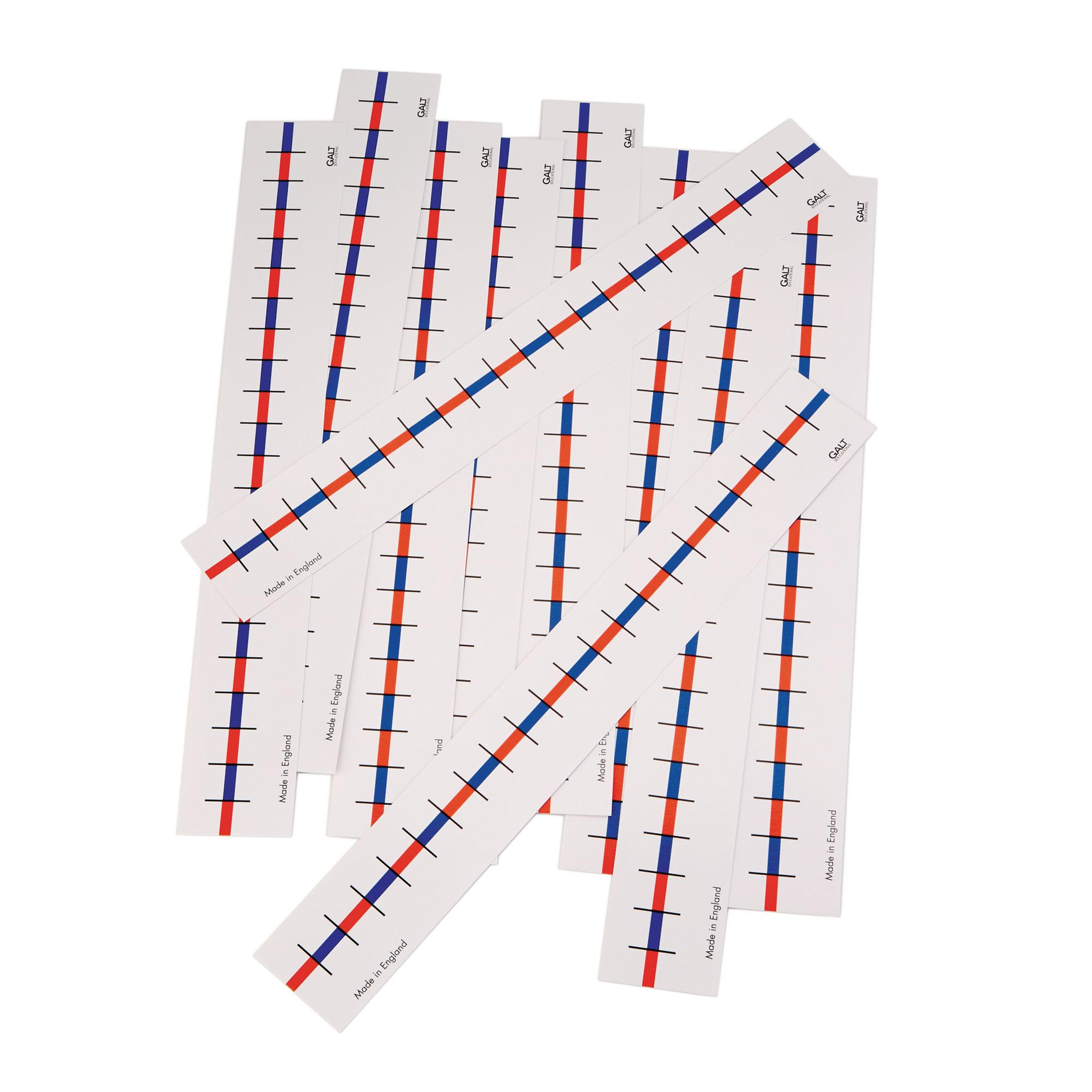 Blank Table Top Number Line - 0 to 20 from Hope Education - Pack of 10