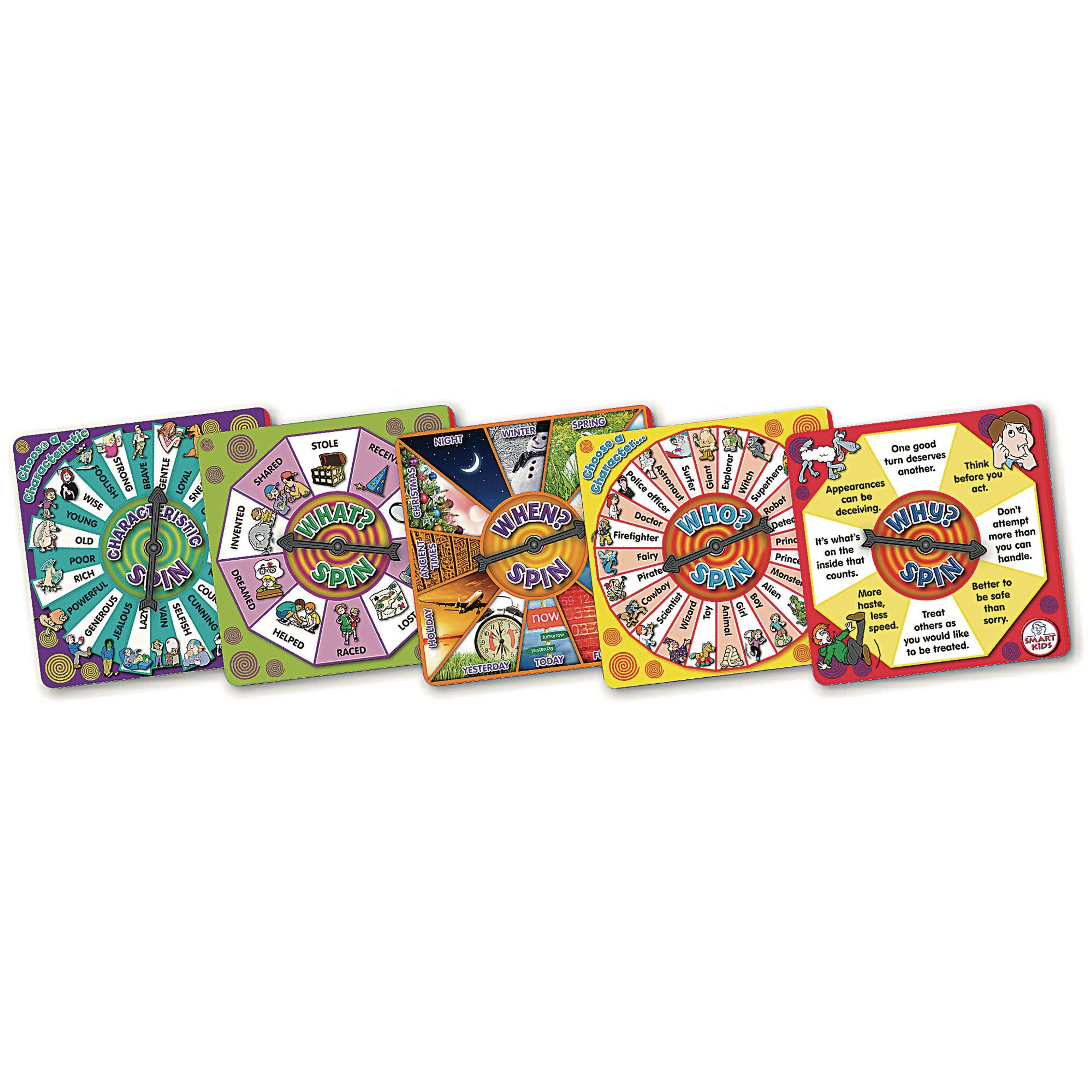SMART KIDS Creative Writing Story Spinners - Pack of 6