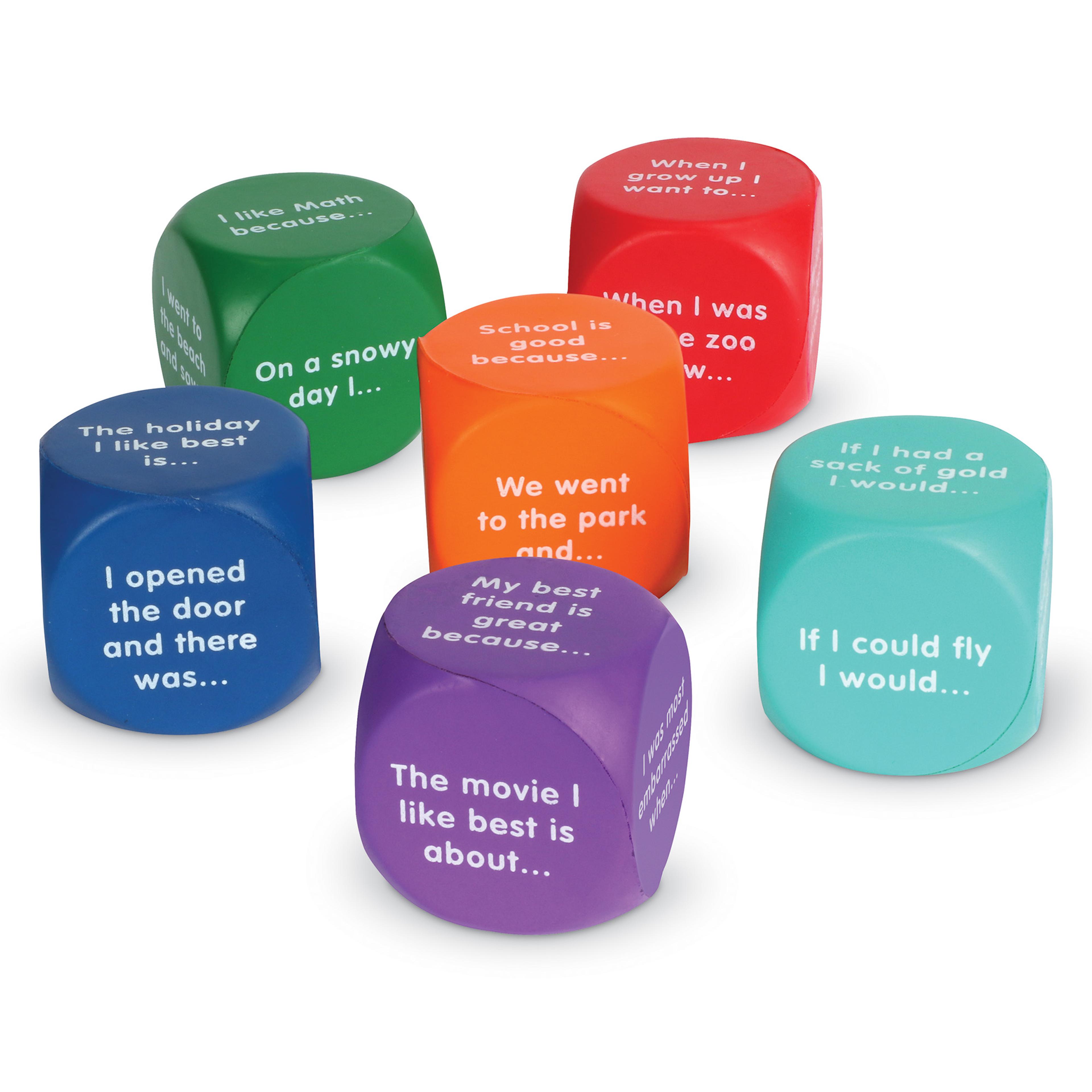 Learning Resources Writing Prompt Cubes - Pack of 6
