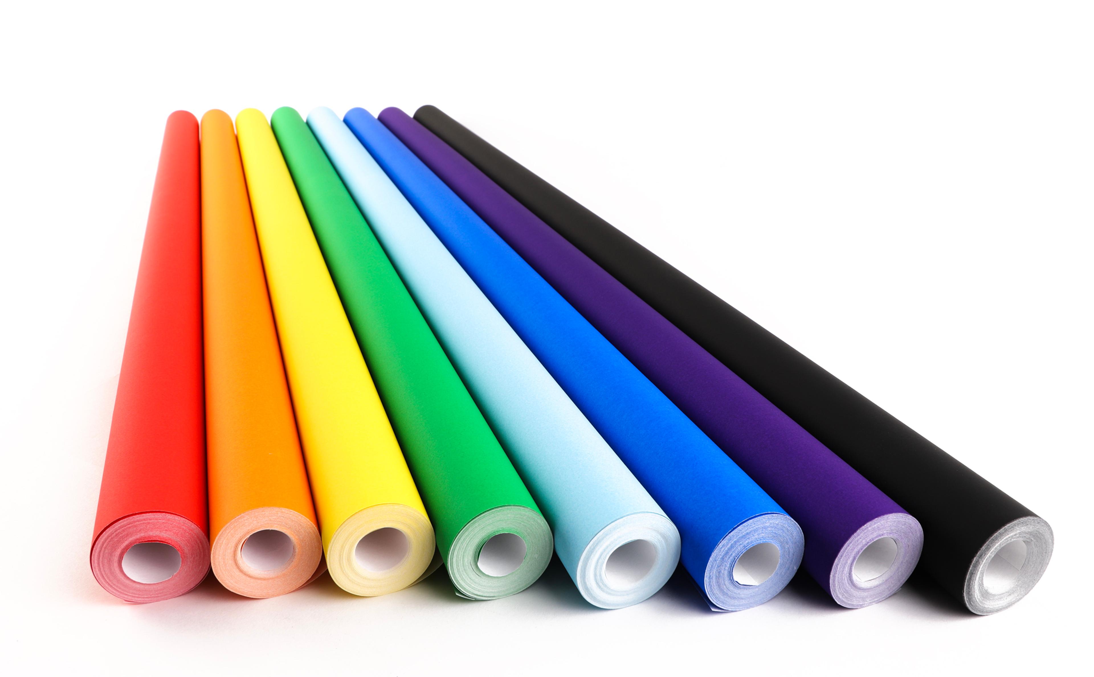 Classmates Extra Wide Assorted Poster Paper Rolls - 1020mm x 10m - Pack of 8