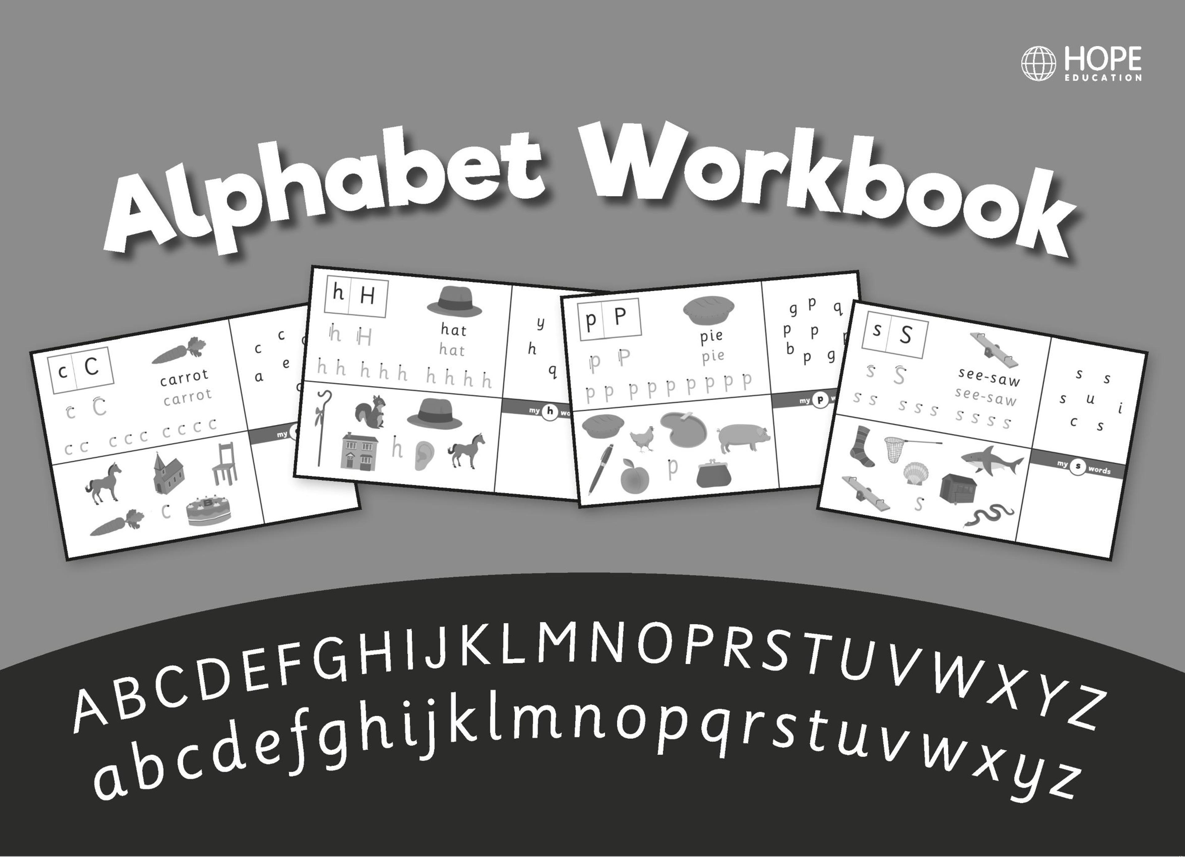 Alphabet Work Books from Hope Education