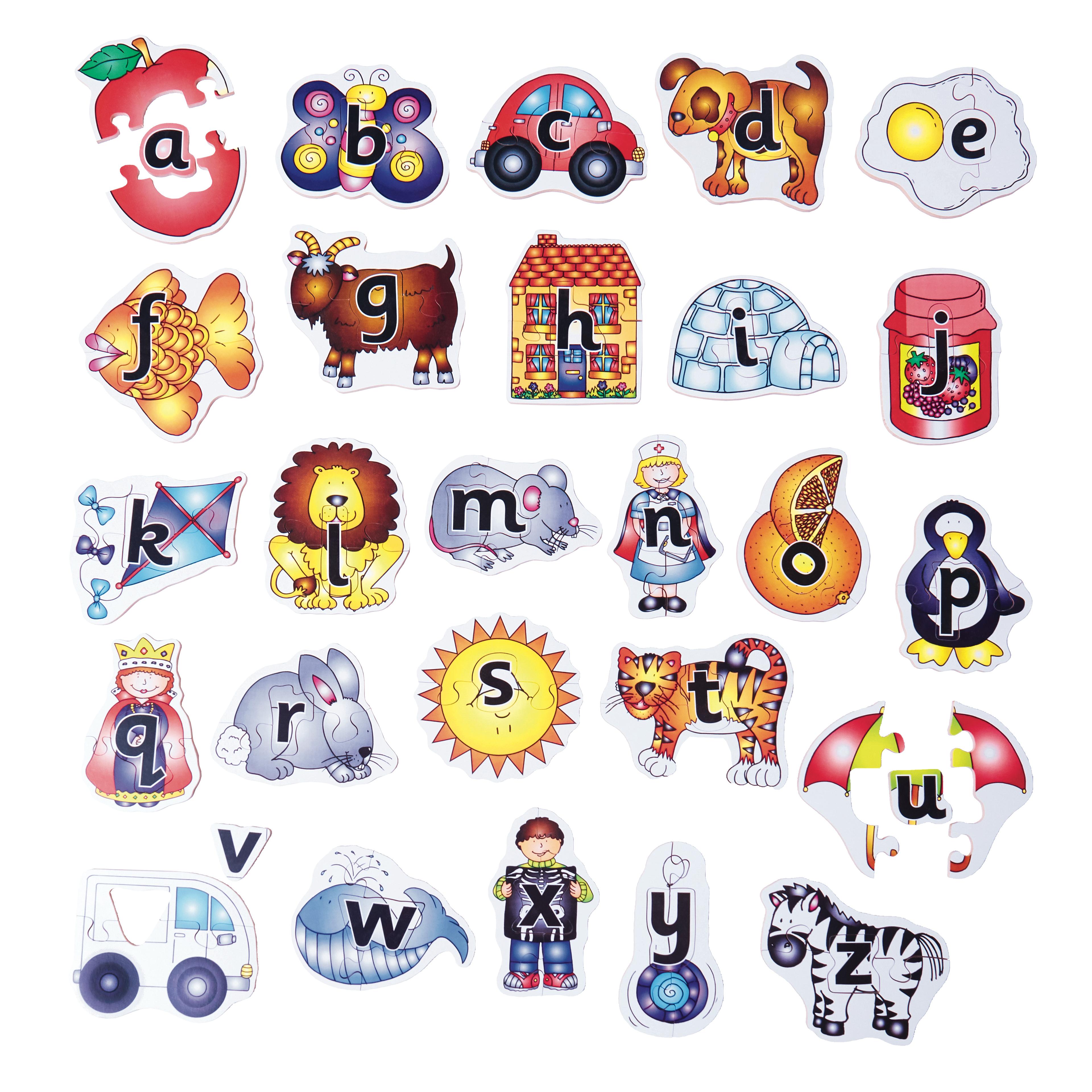 Just Jigsaws ABC Wooden Jigsaw (78 pieces)