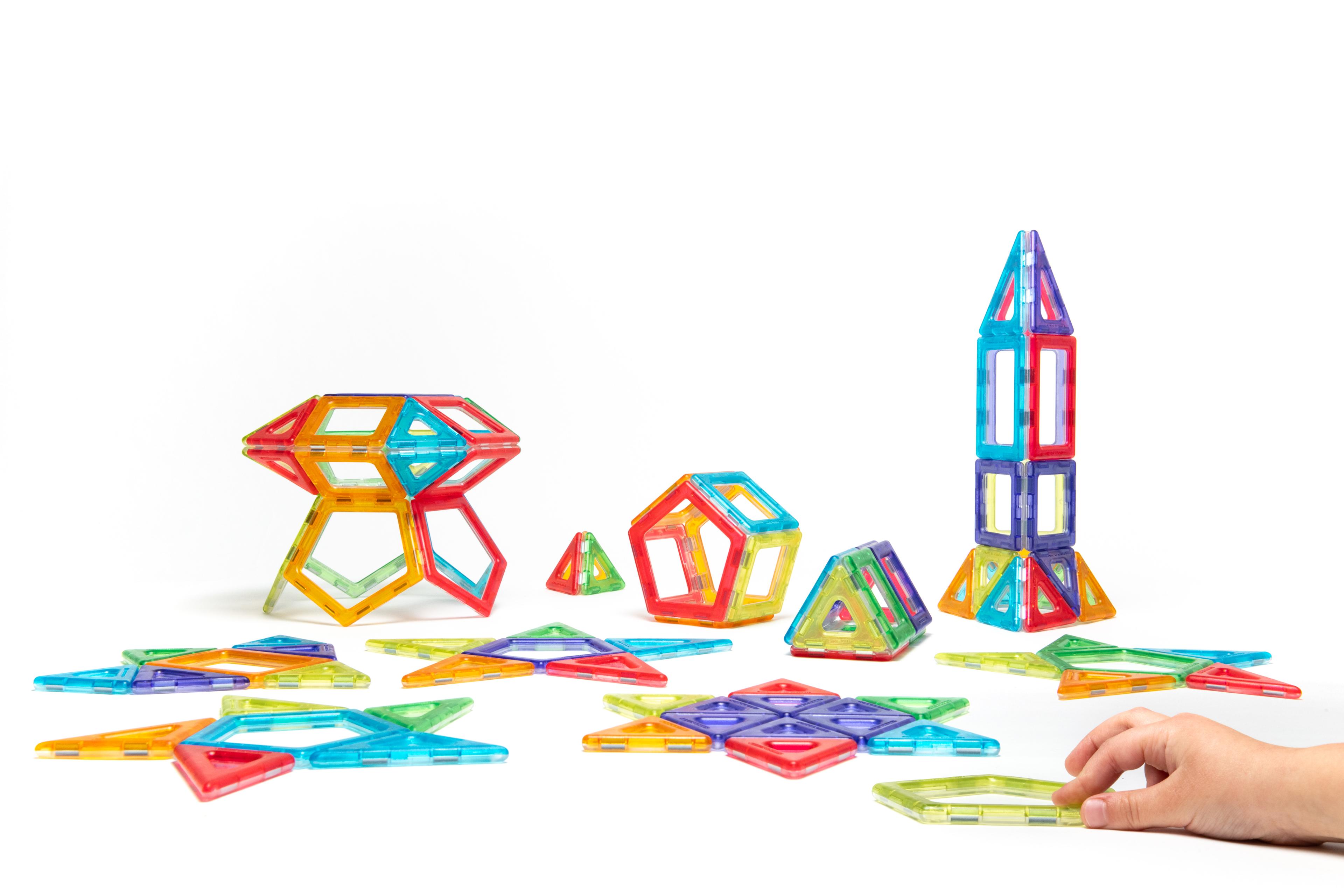 Polydron Translucent Magnetic Exploration Set