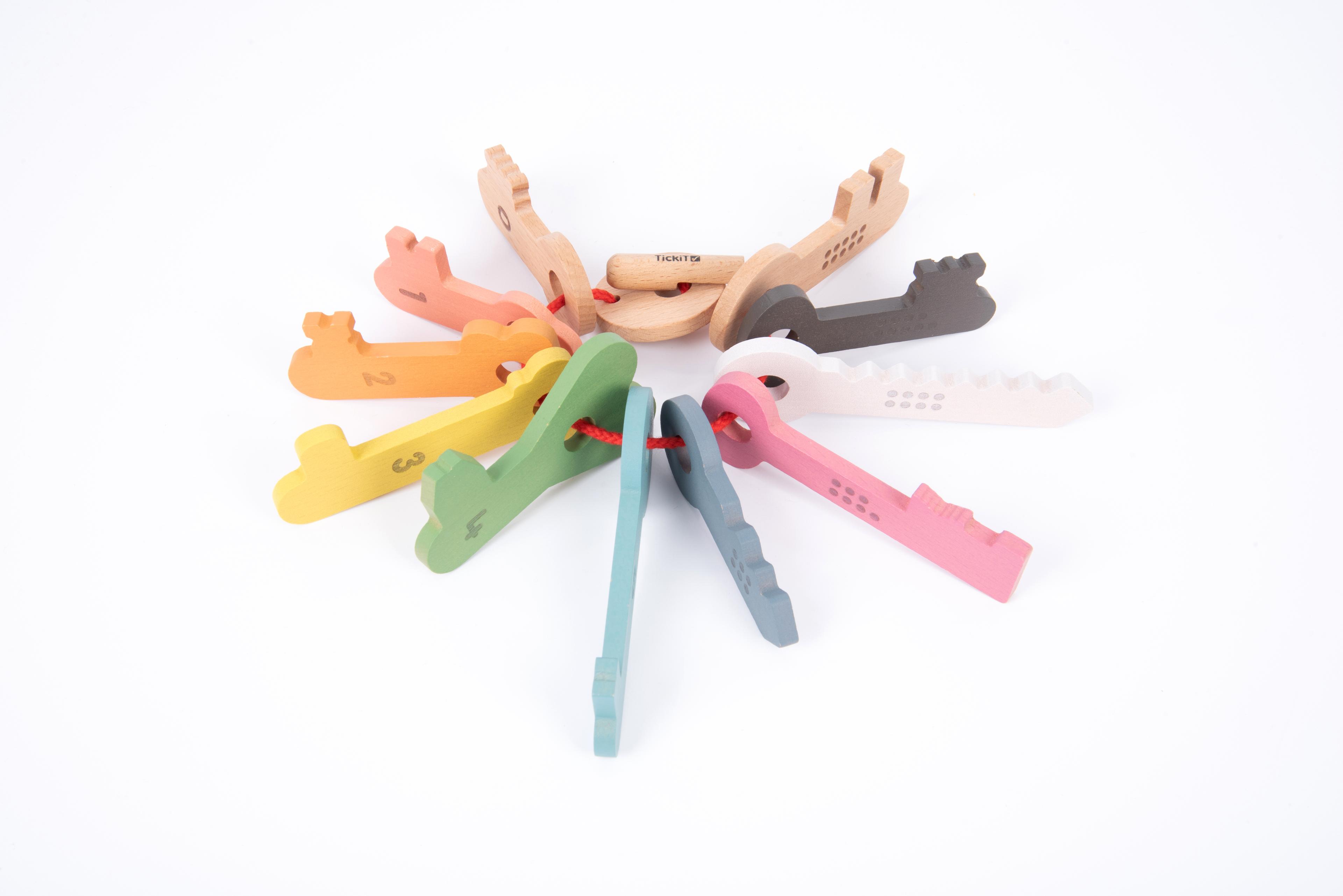 tickit Rainbow Keys - Pack of 11