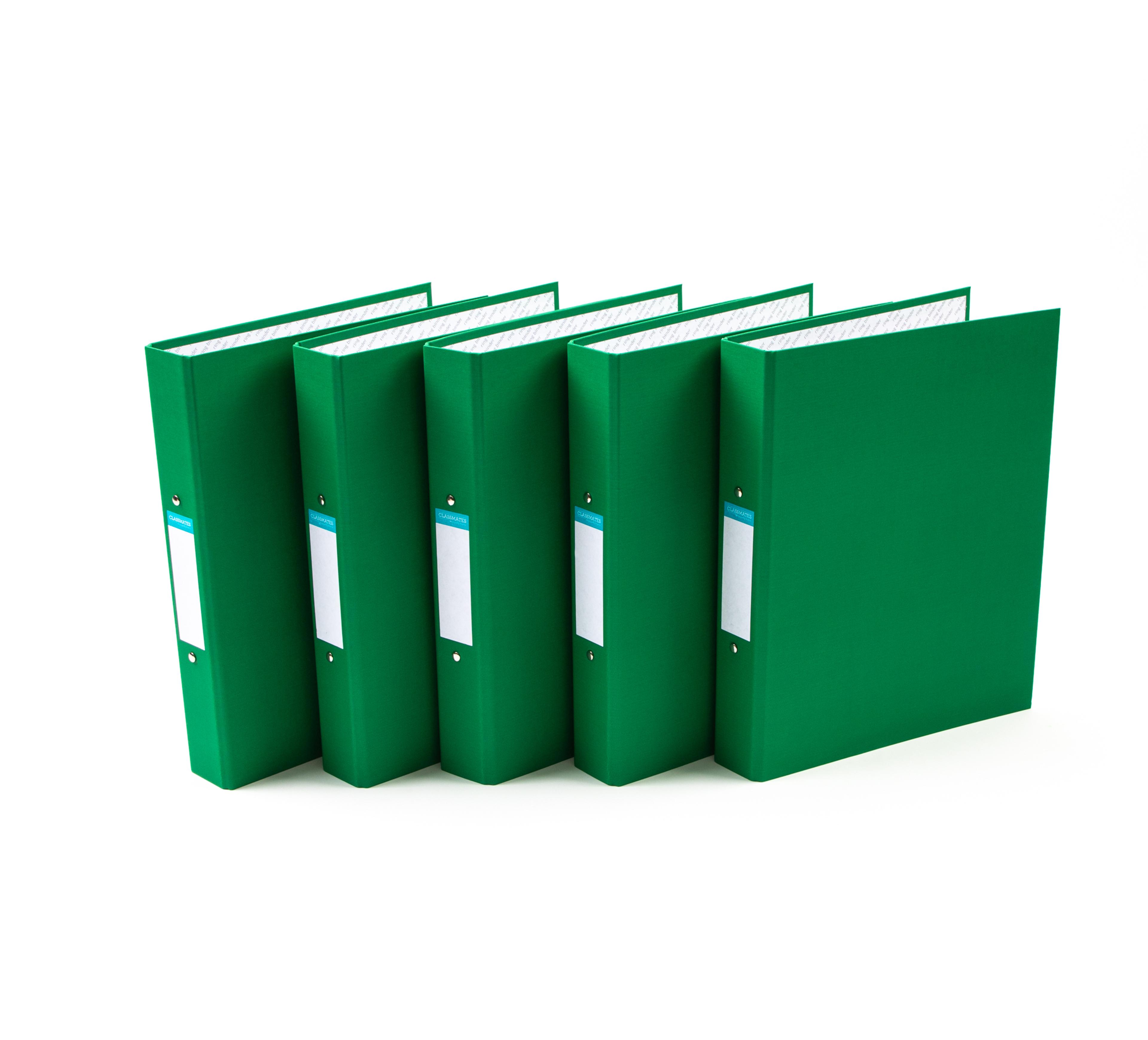 Classmates Ring Binder - A4 - Green - Pack of 10