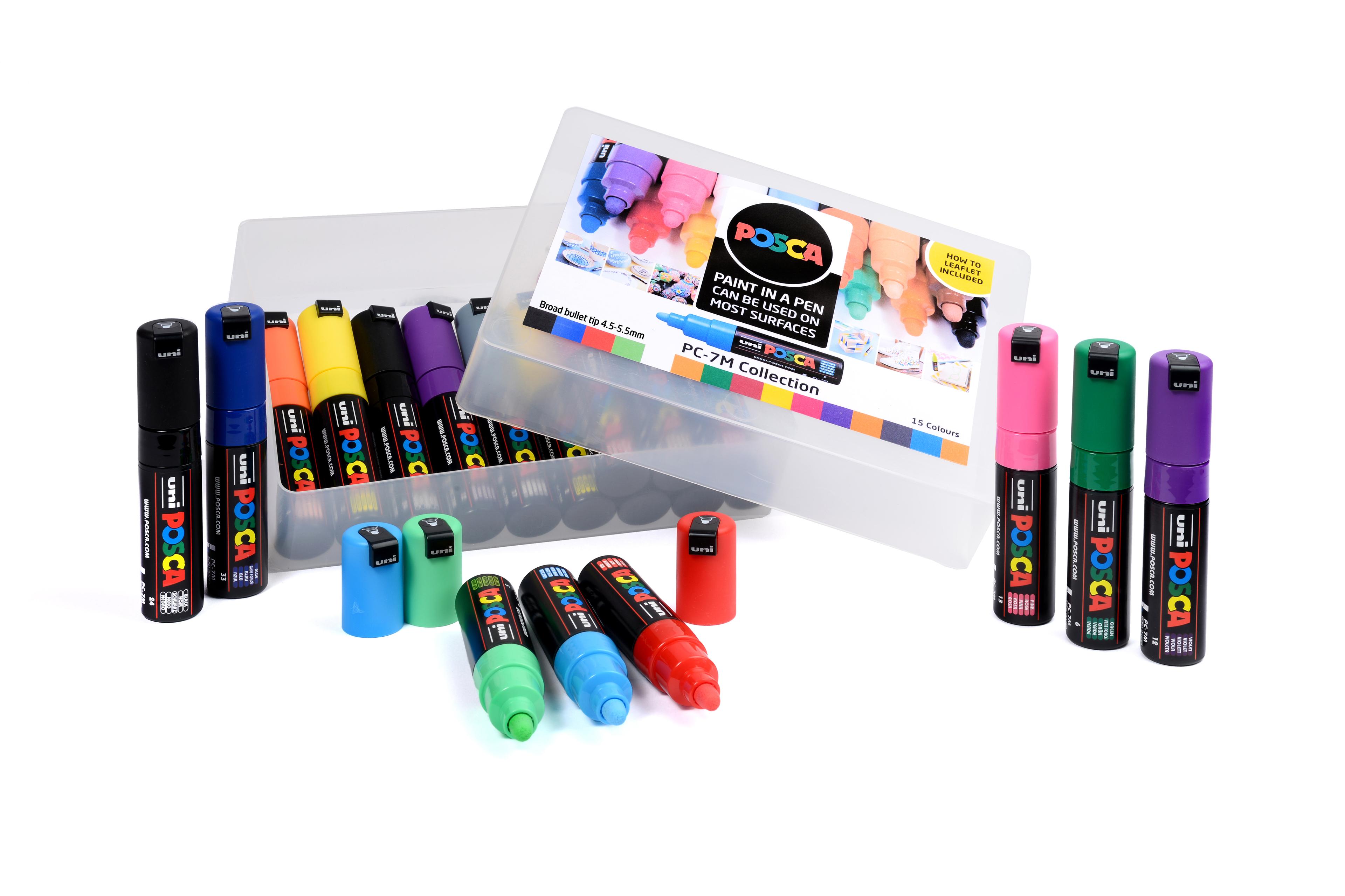 POSCA Paint Markers Classpack - PC-7M - Pack of 15