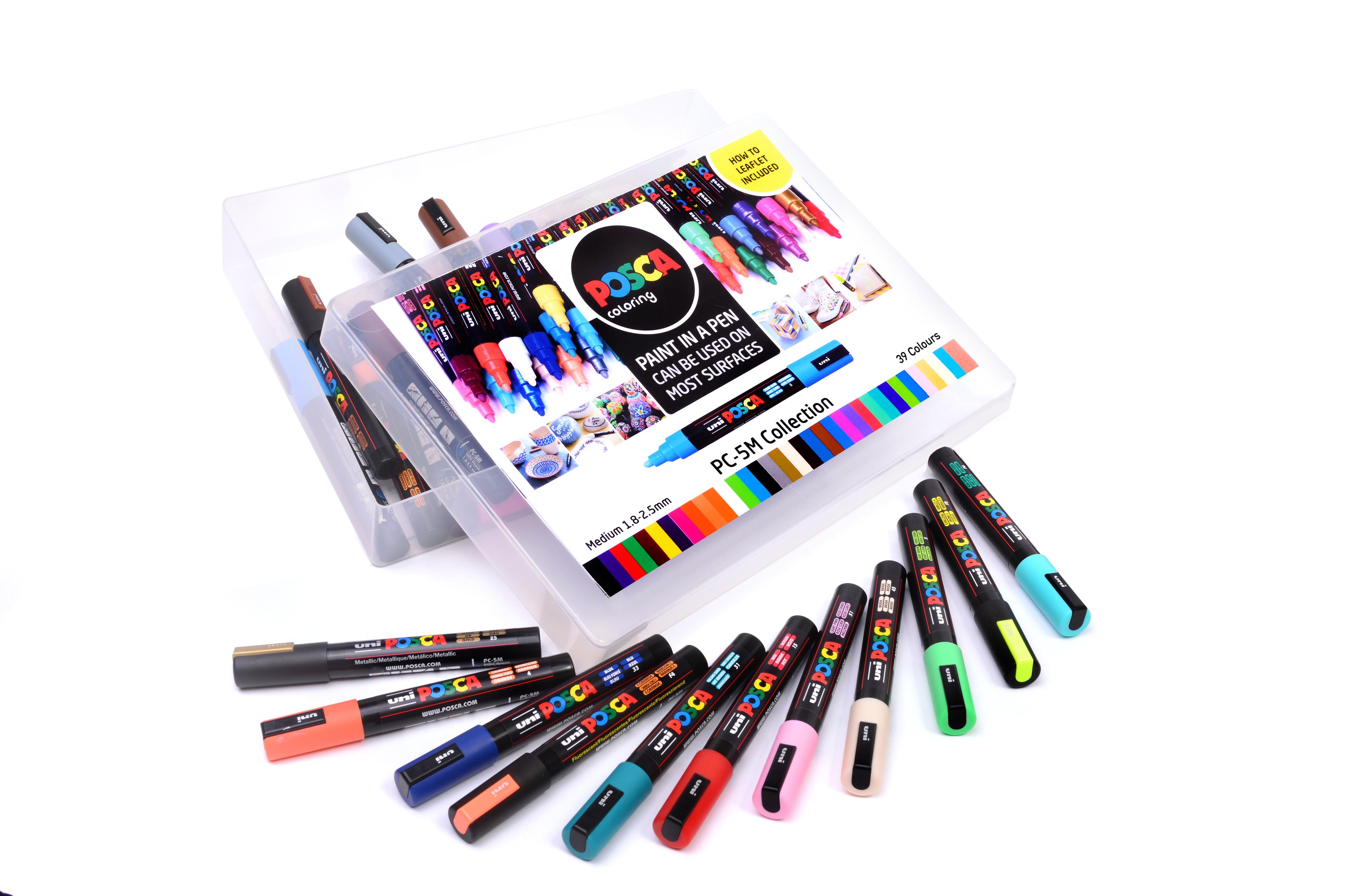 POSCA Paint Markers Classpack - PC-5M - Pack of 39