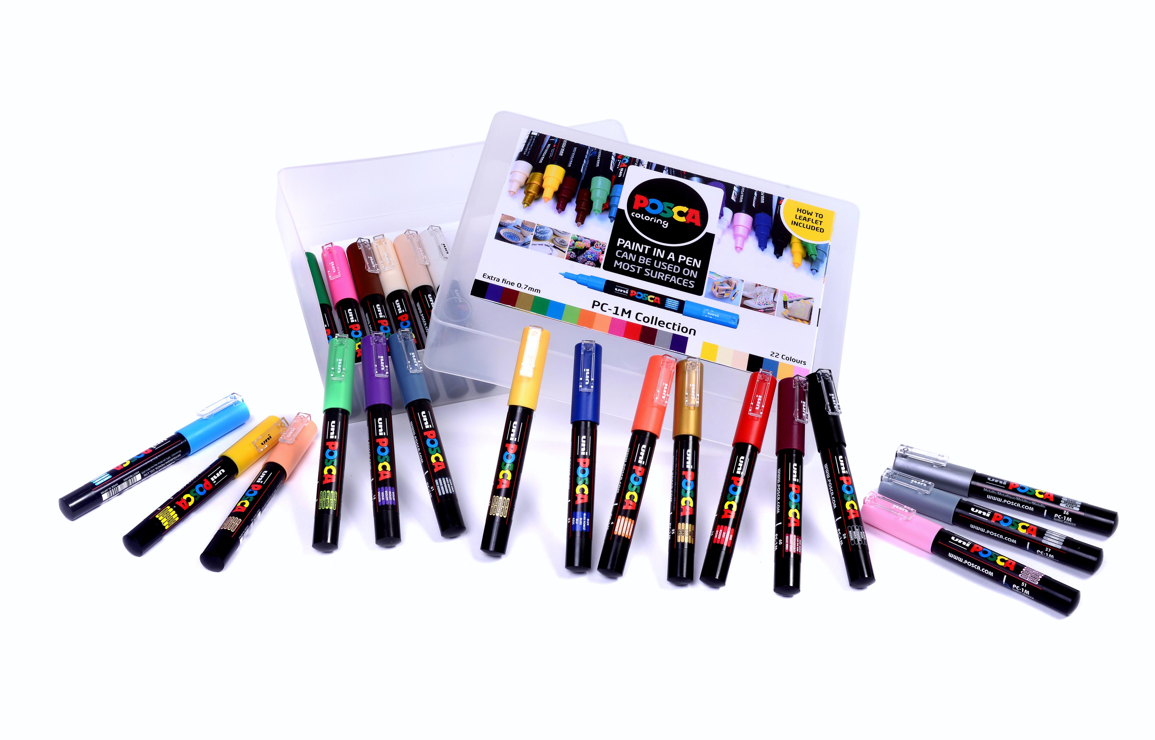 POSCA Paint Markers Classpack - PC-1M - Pack of 22