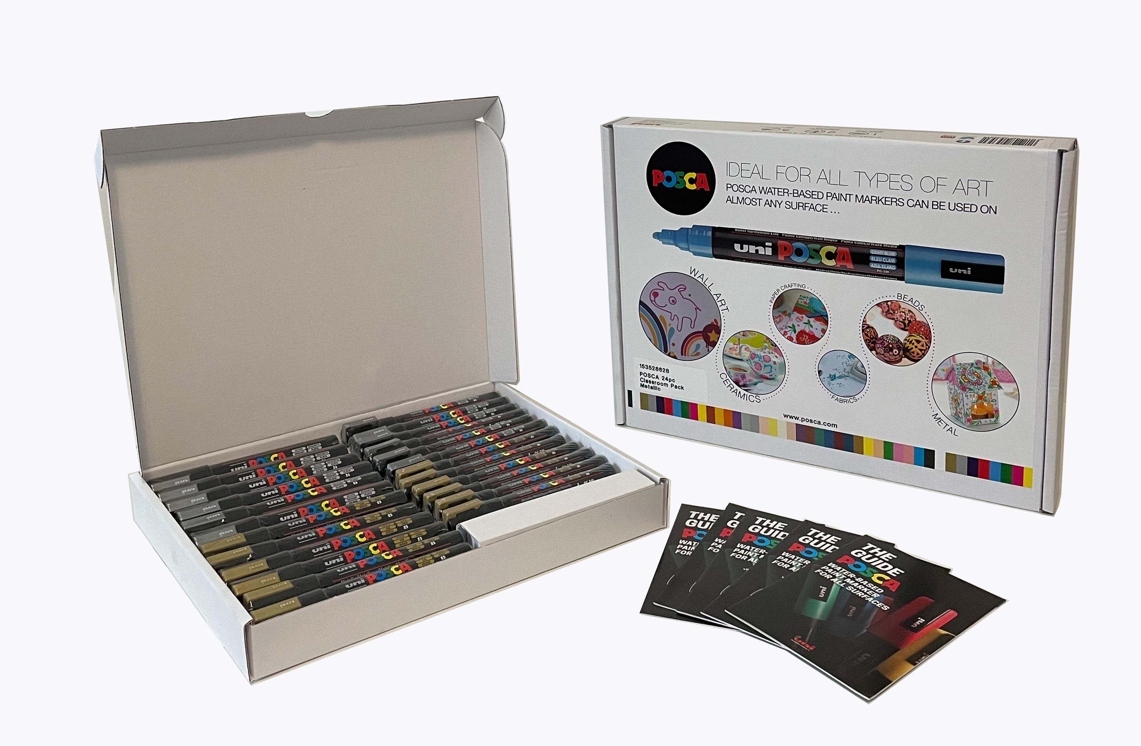 POSCA Assorted Classpack - Gold/Silver - Pack of 24