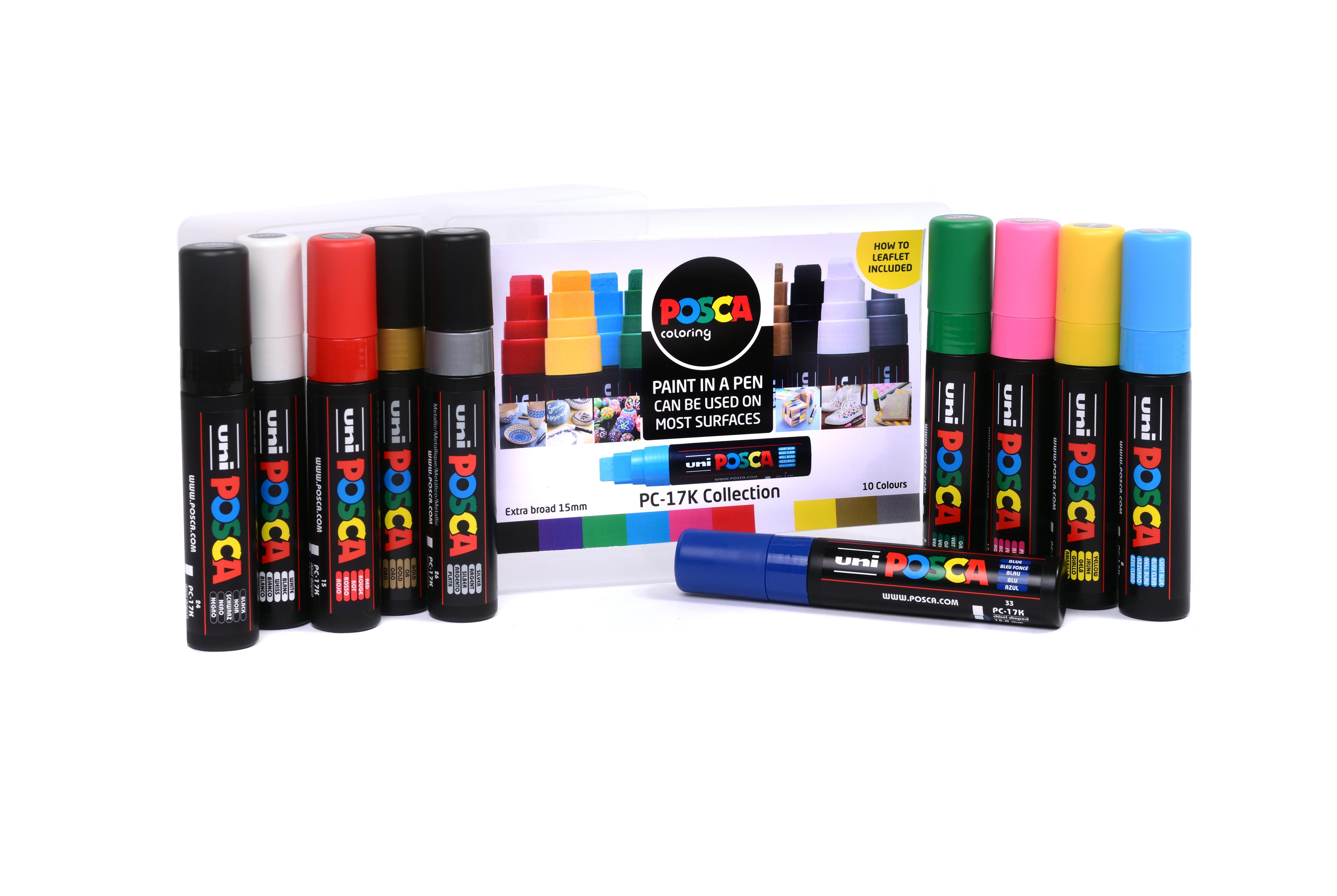 POSCA Paint Markers Classpack - PC-17K - Pack of 10