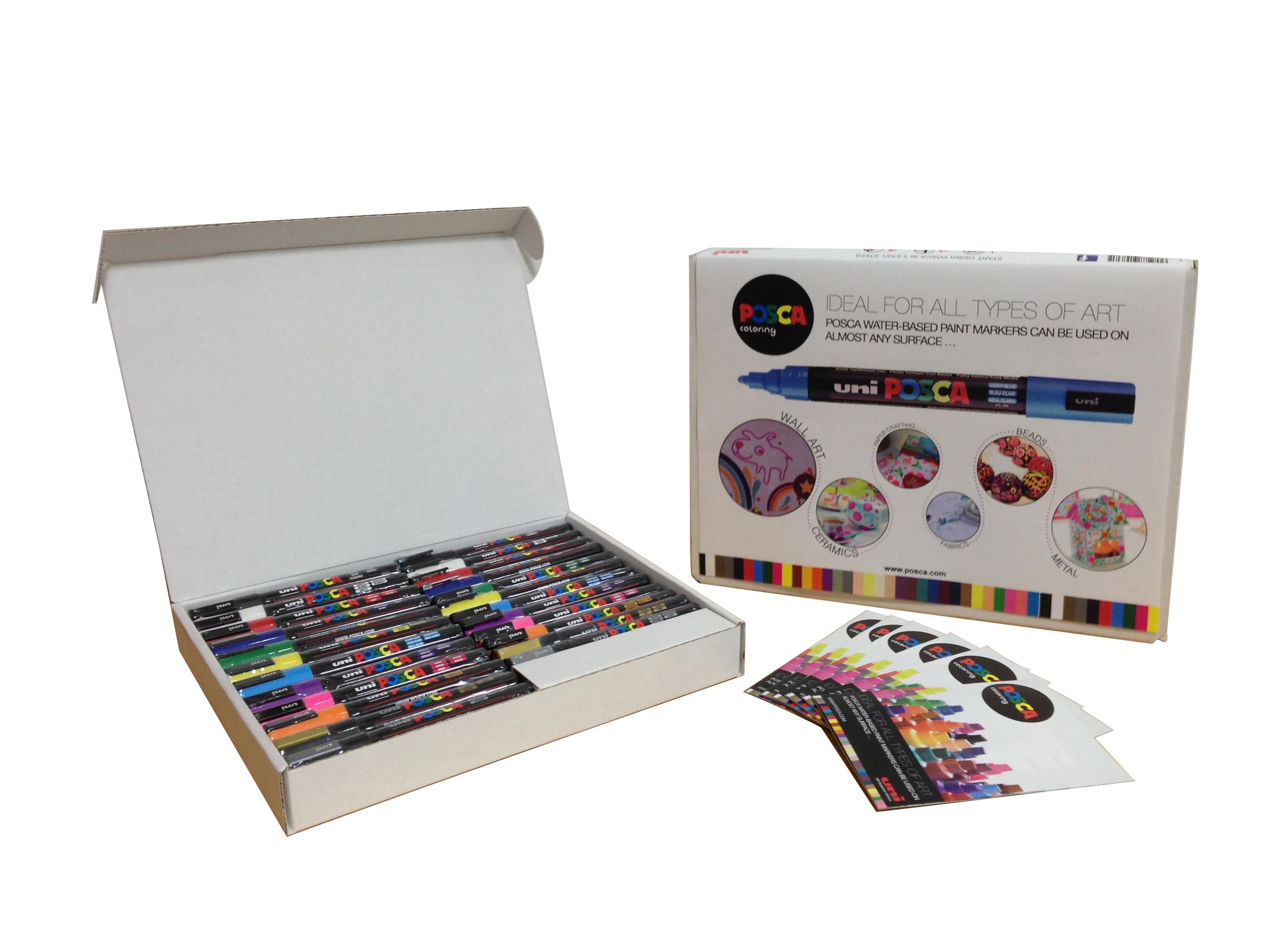 POSCA Paint Markers Classpack - Standard Colours - Pack of 24