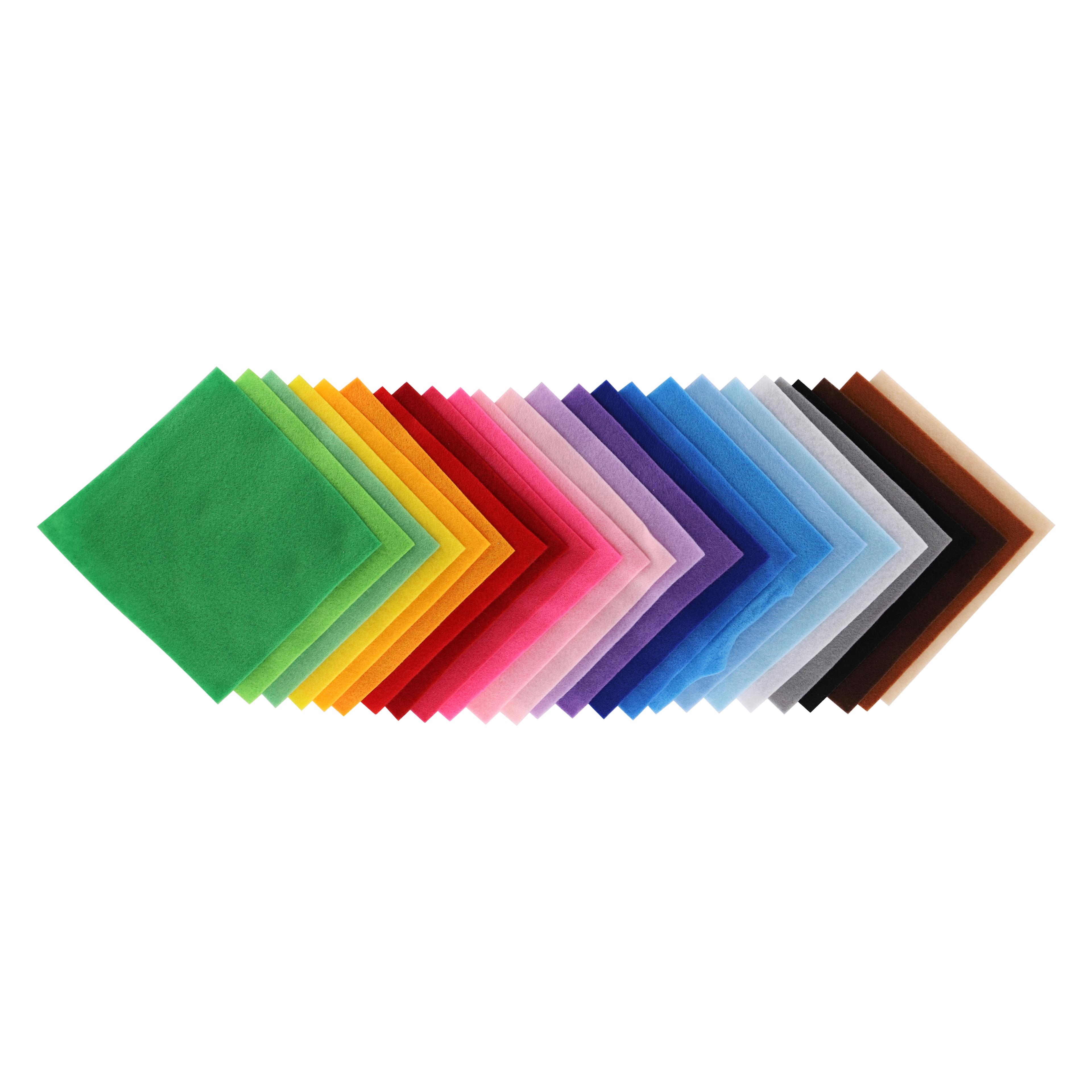 Classmates Felt Squares - 225mm - Pack of 100