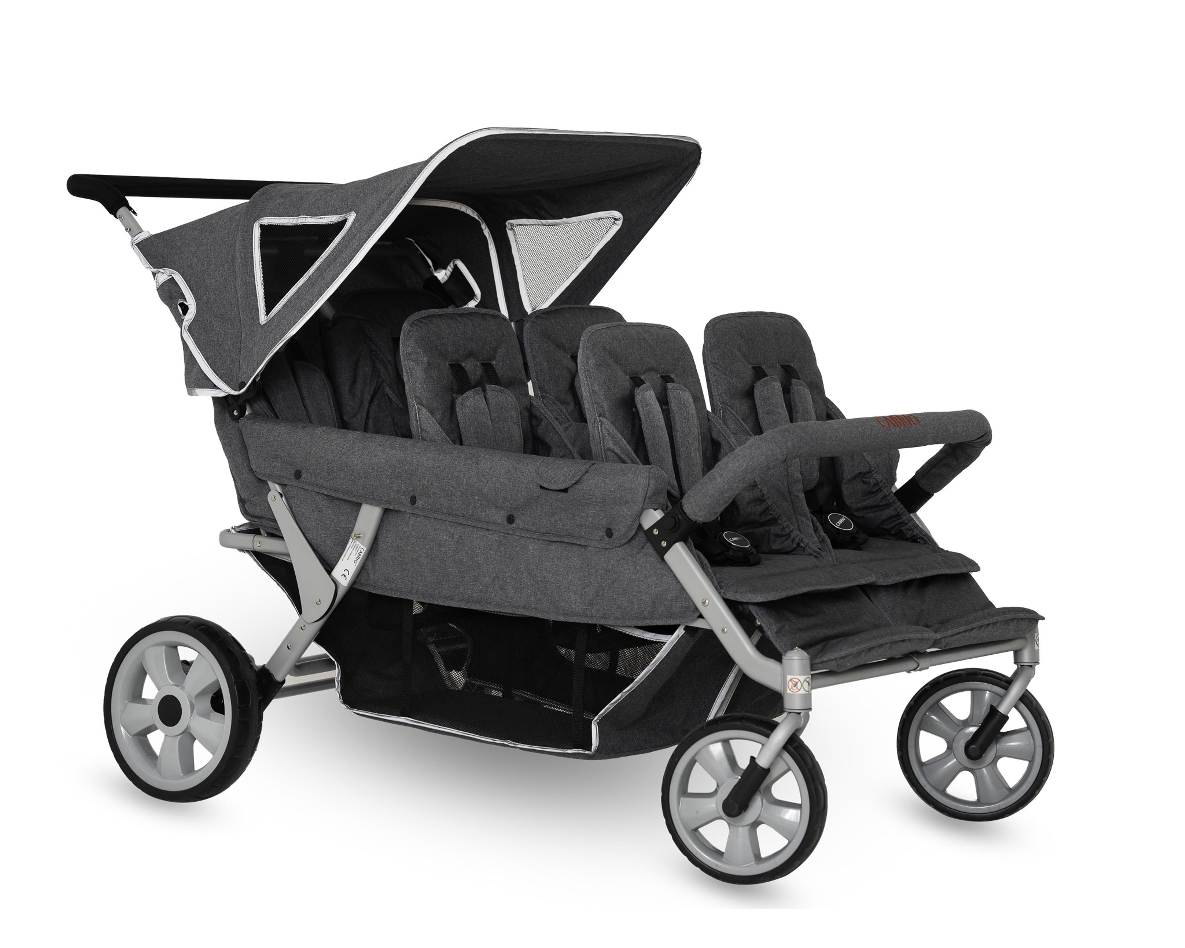 Cabrio 6-Seater Stroller with Raincover