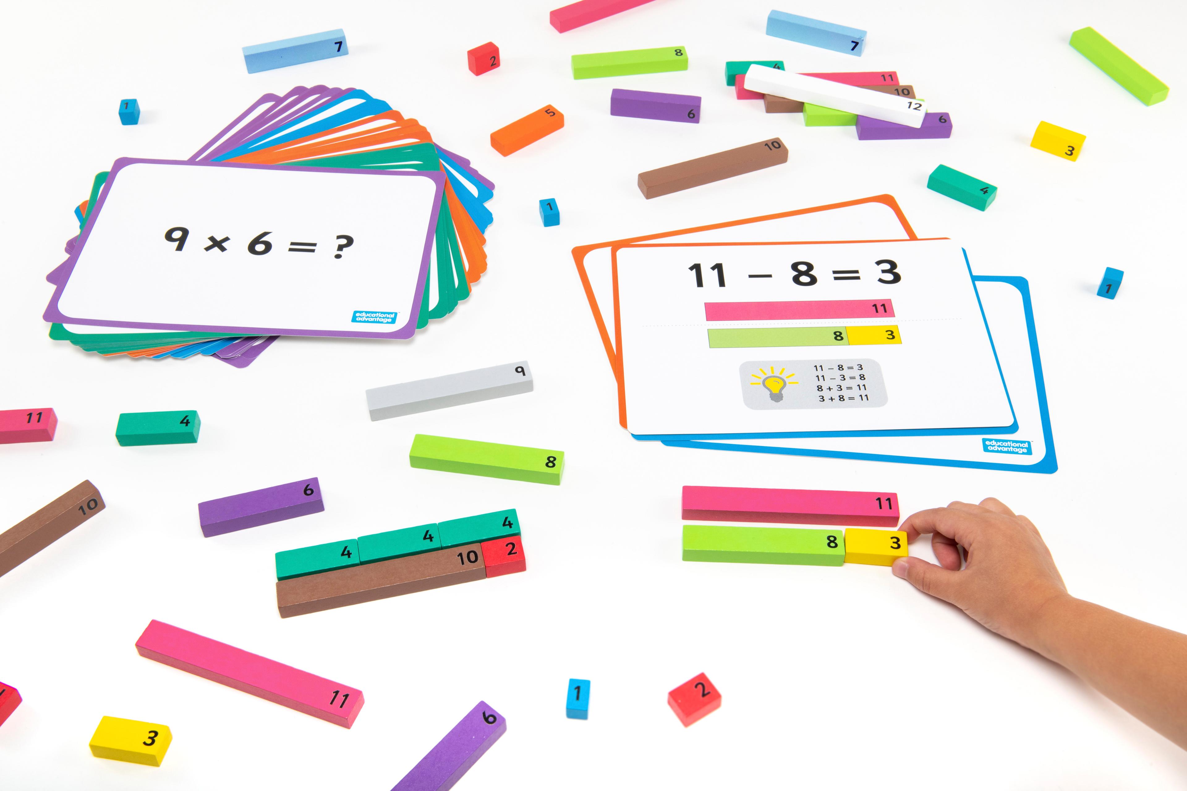 educational advantage Wooden Number Rods Set