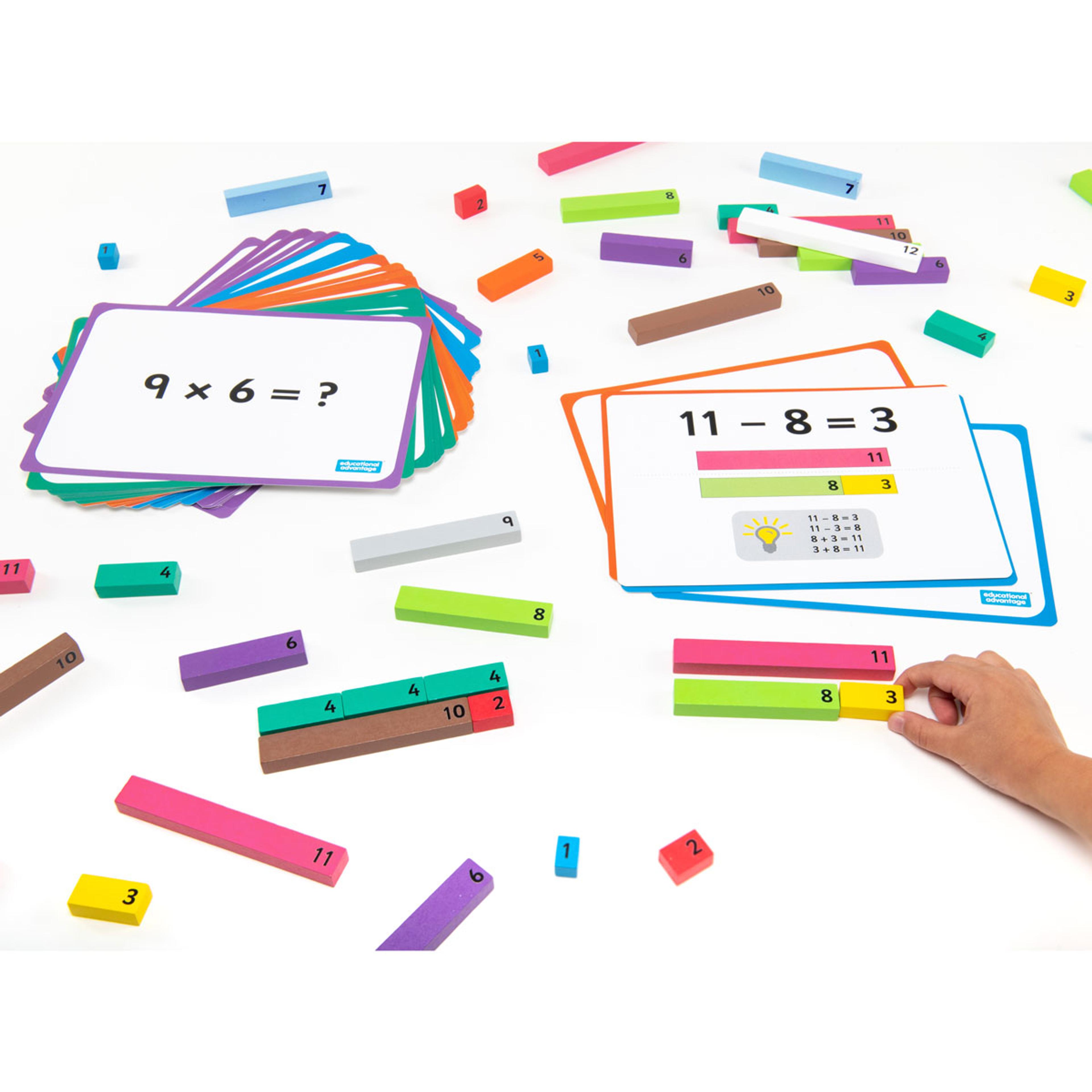 educational advantage Wooden Number Rods Set