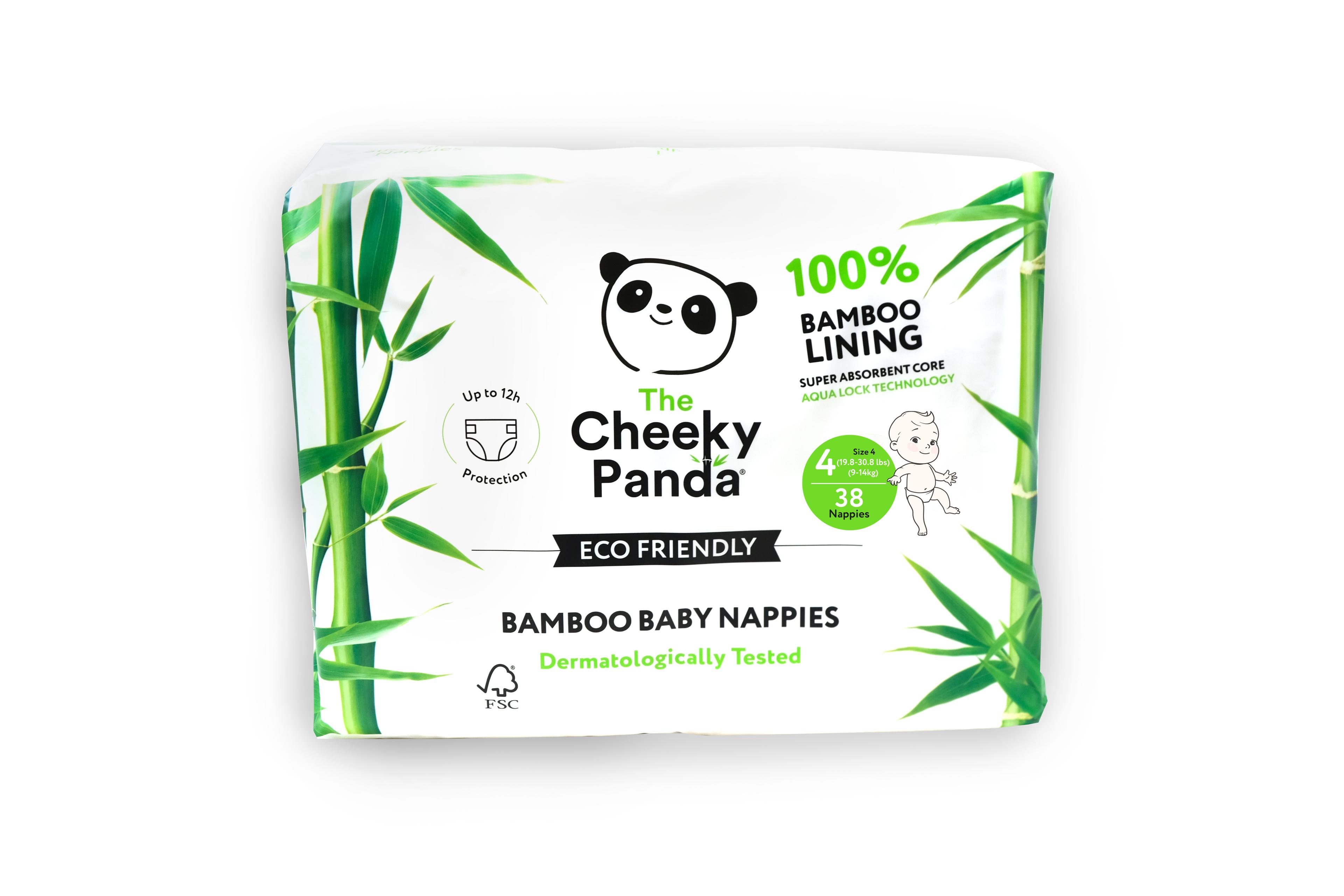 Cheeky Panda Nappies Size 3 - Pack of 38