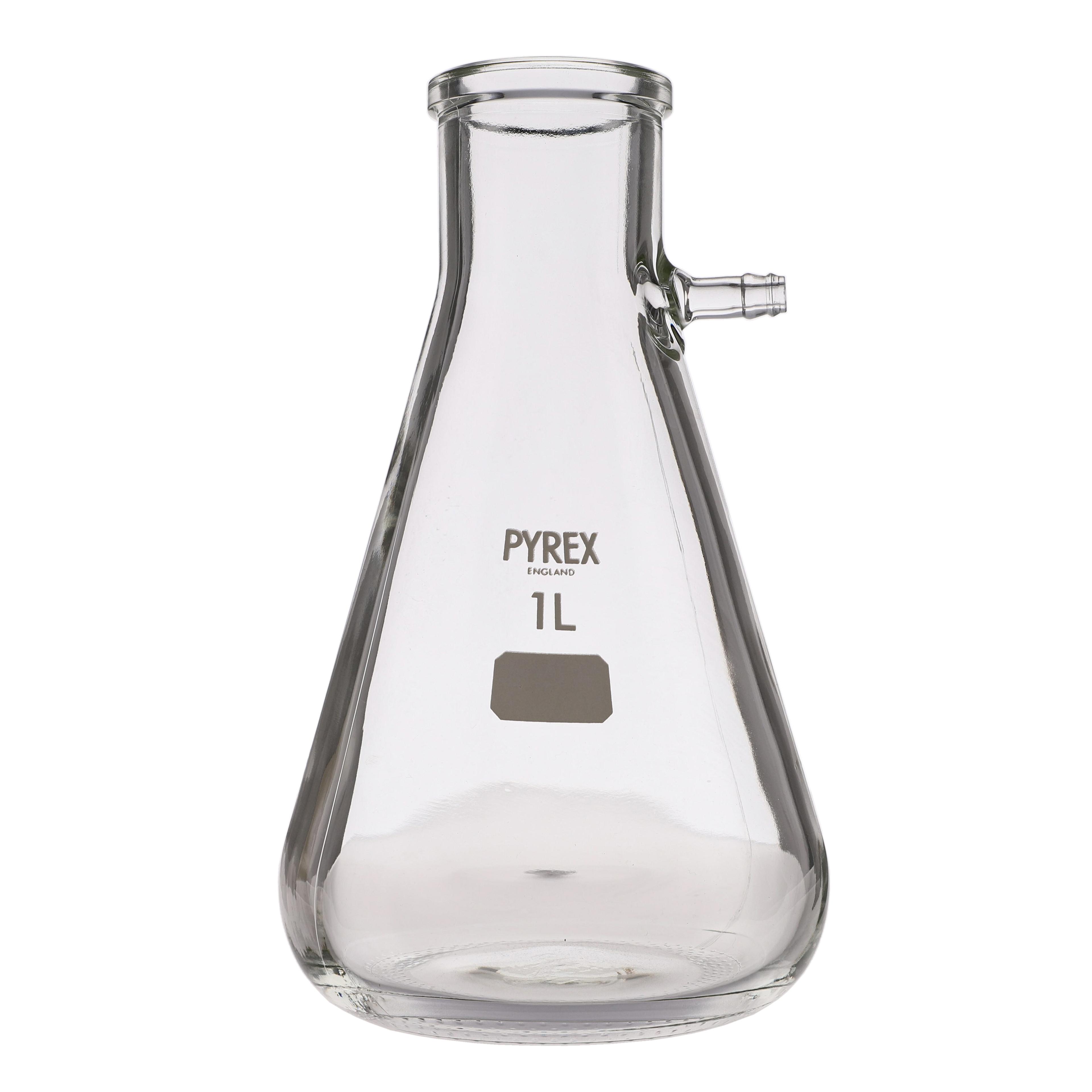 Pyrex Heavy Wall Filter Flask with Side Arm - 1000ml 