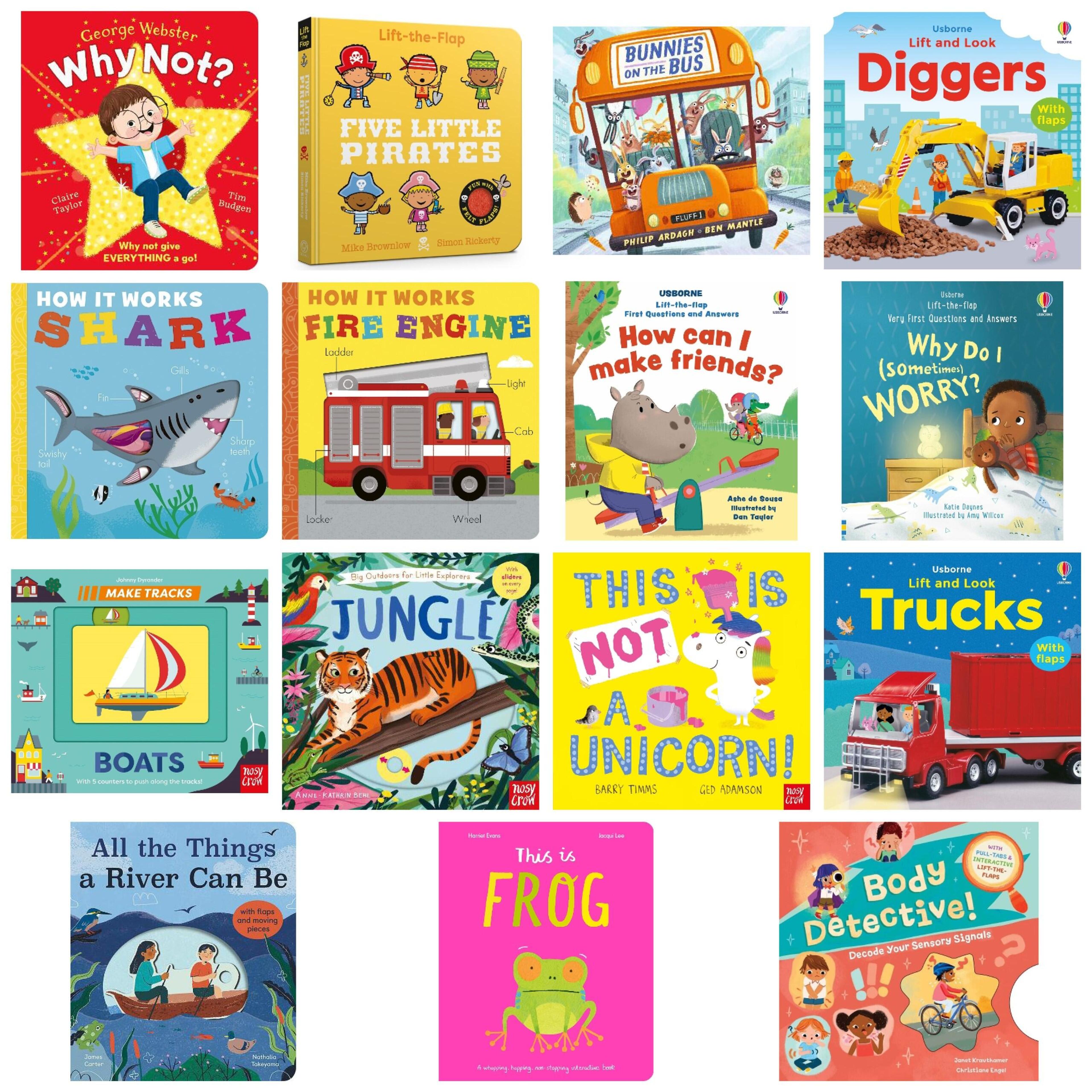 Brilliant Board Books for 2-4 Year Olds 