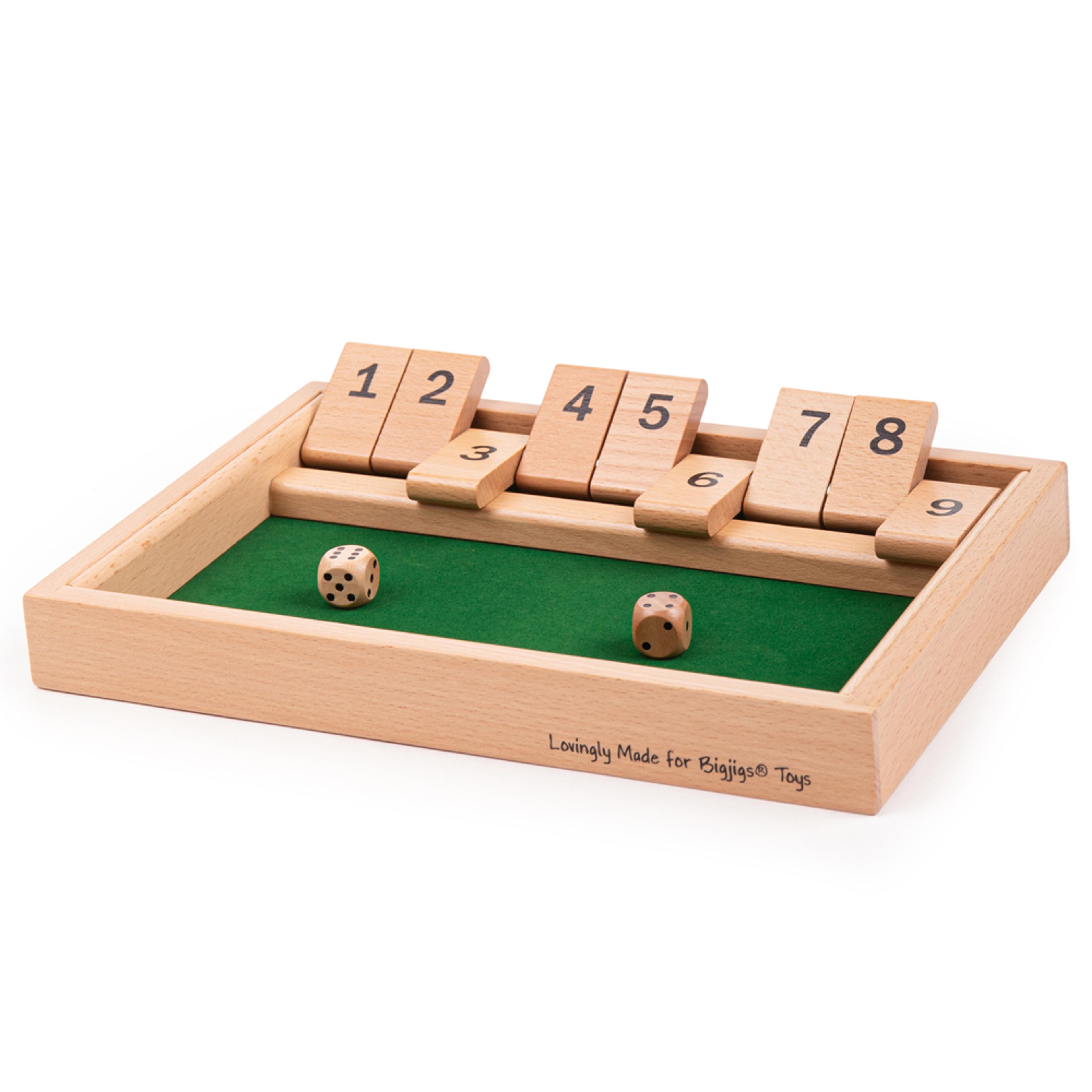 BIGJIGS Toys Shut The Box Game