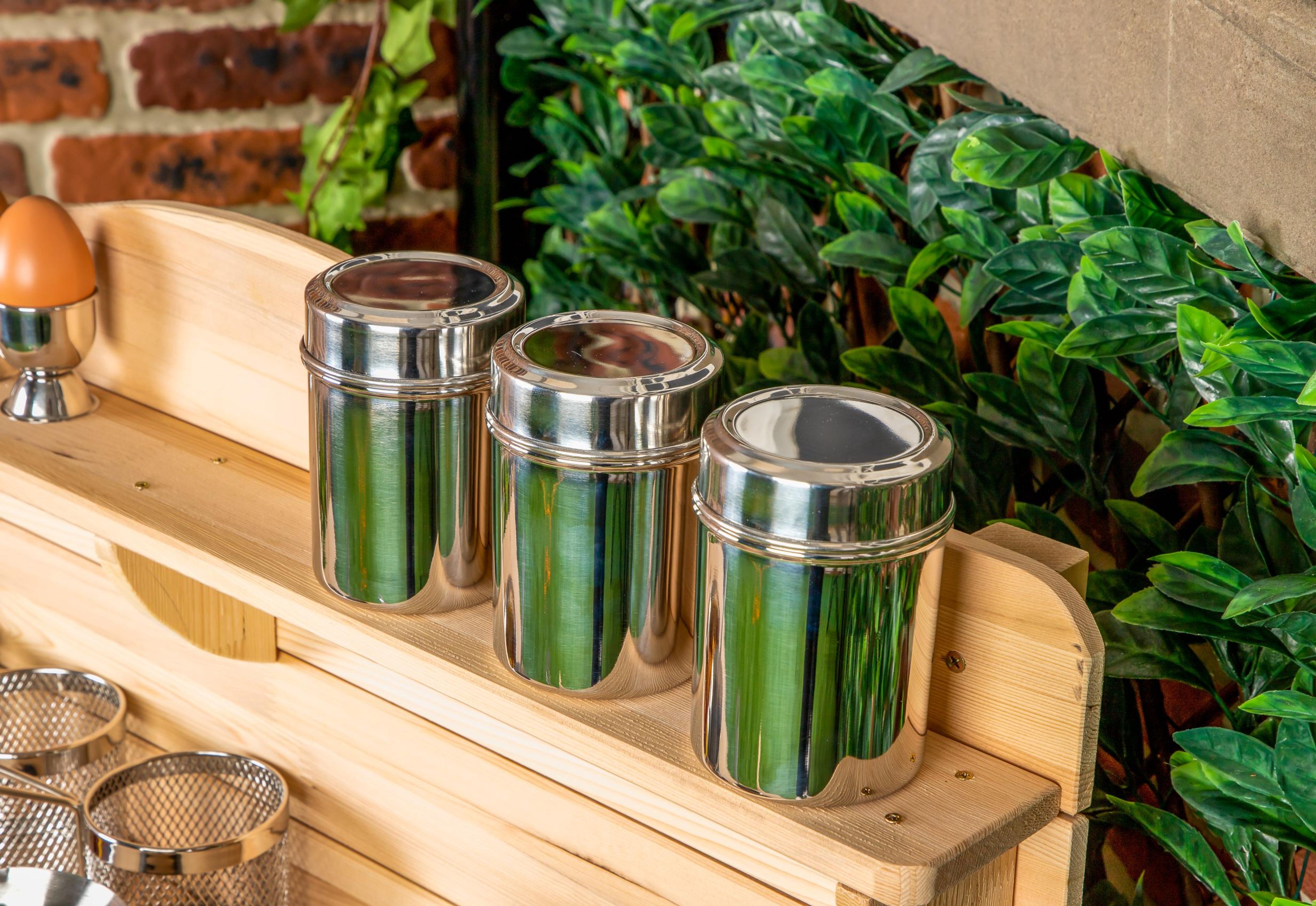Silver Canisters from Hope Education - Set of 3 