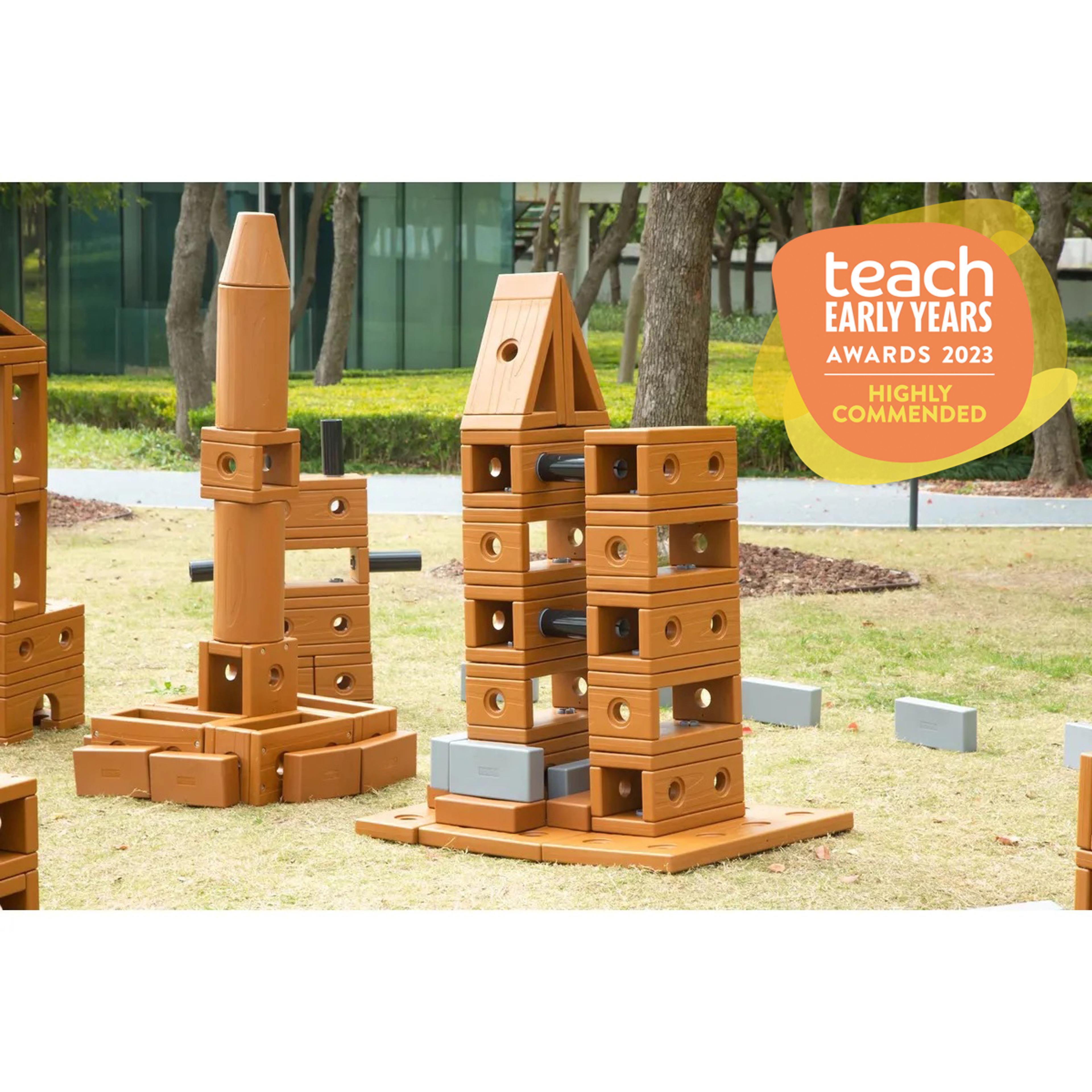 Wisdom Outdoor Construction Blocks Set - 172 Piece