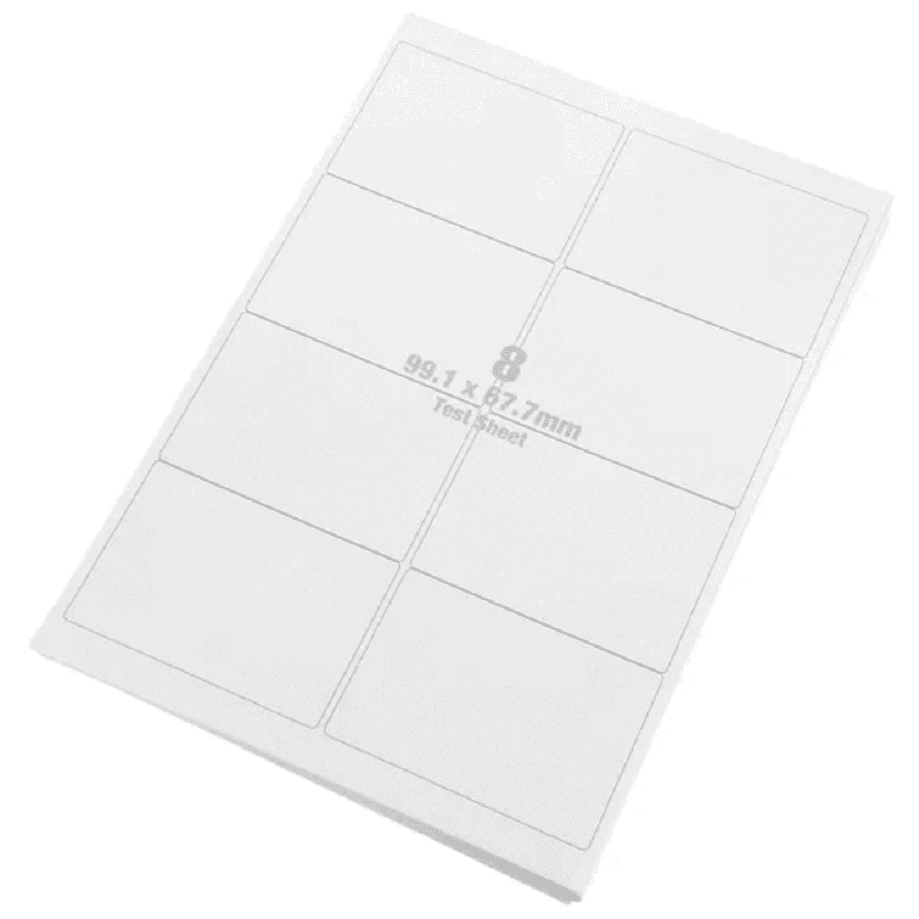 Classmates White Multipurpose Labels - 99.1 x 67.7mm -8 Per Sheet - Pack Of 100 Sheets