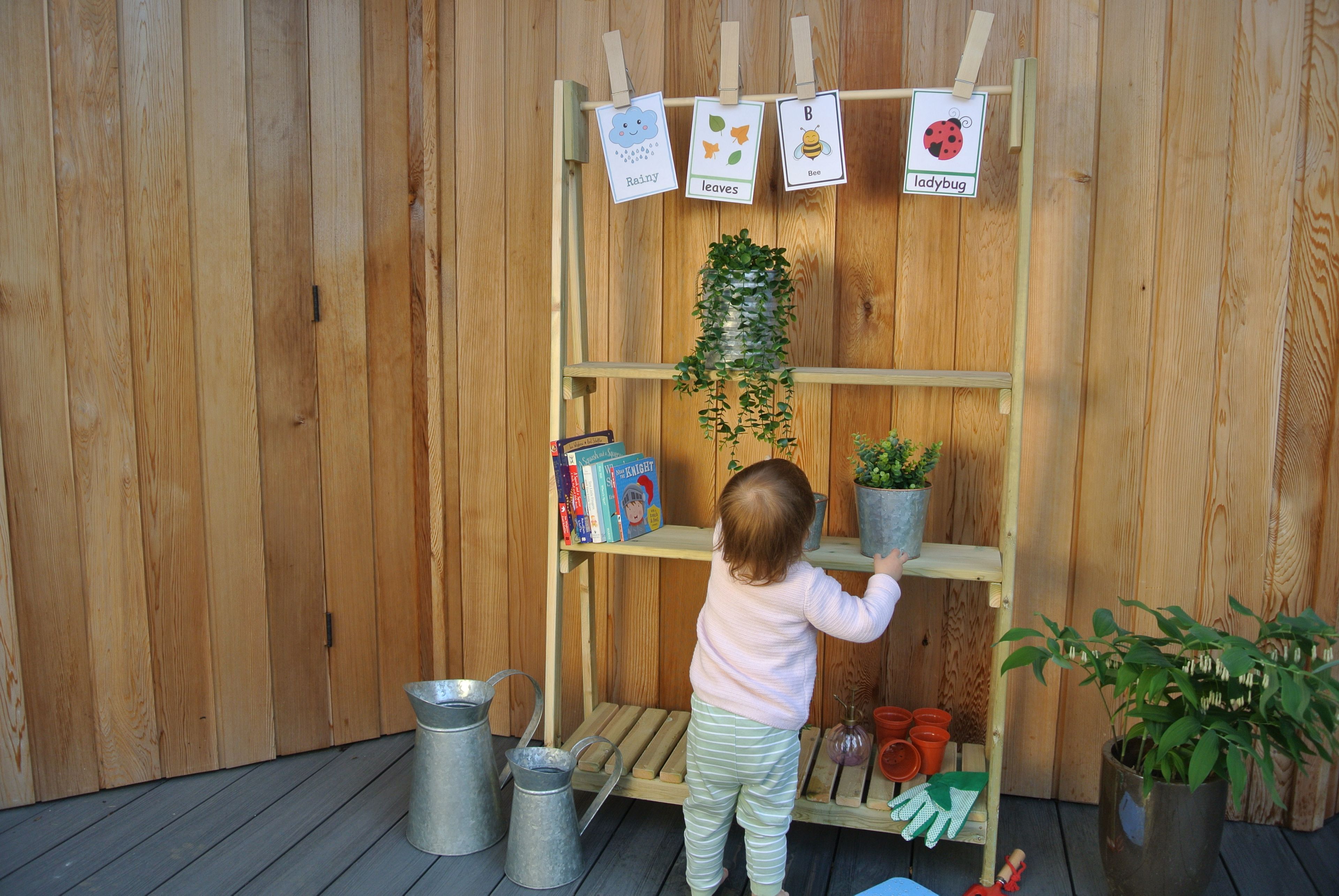 Outdoor Tiered Storage Shelving from Hope Education