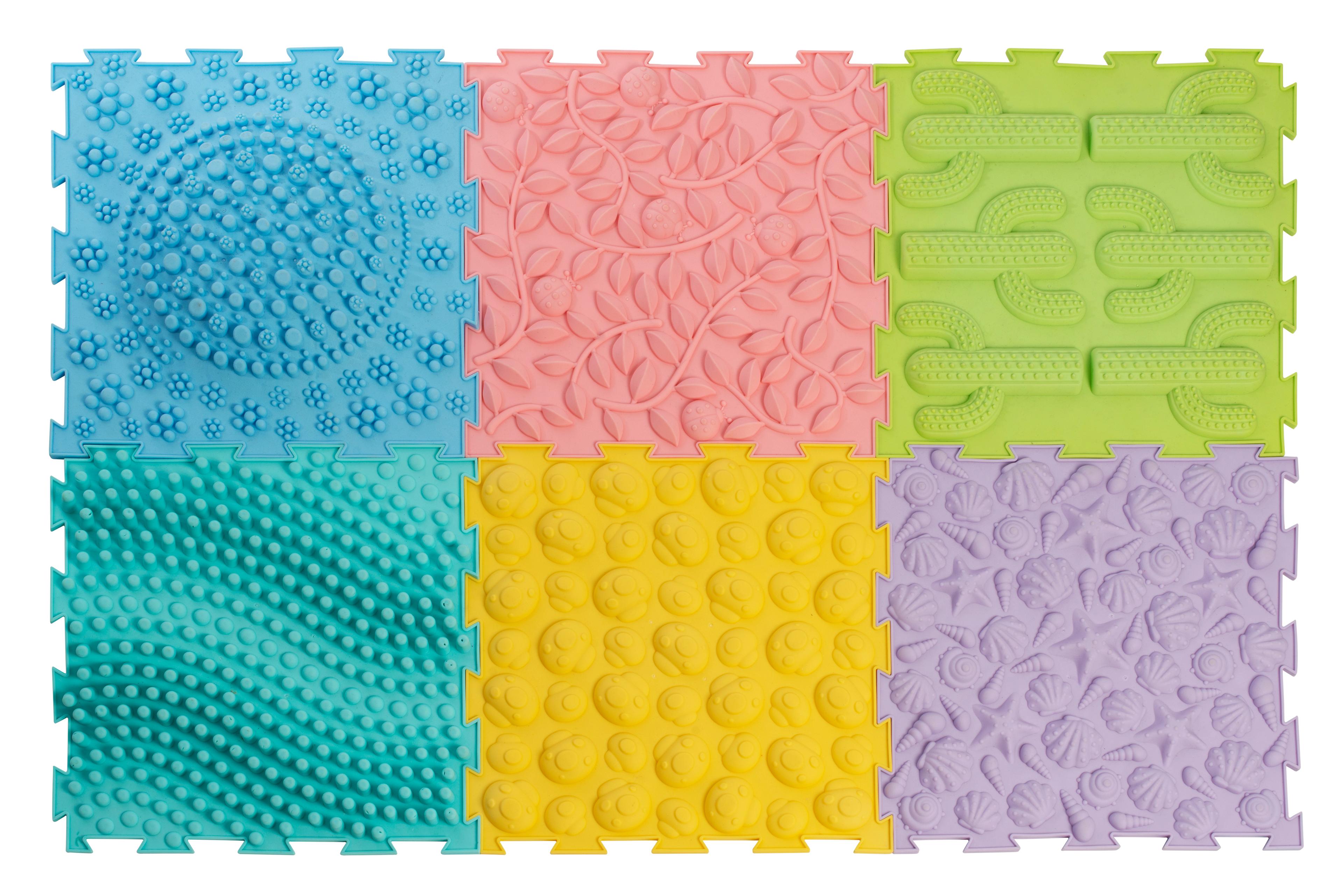 Sensory Massage Puzzle Mats - Set of 6 