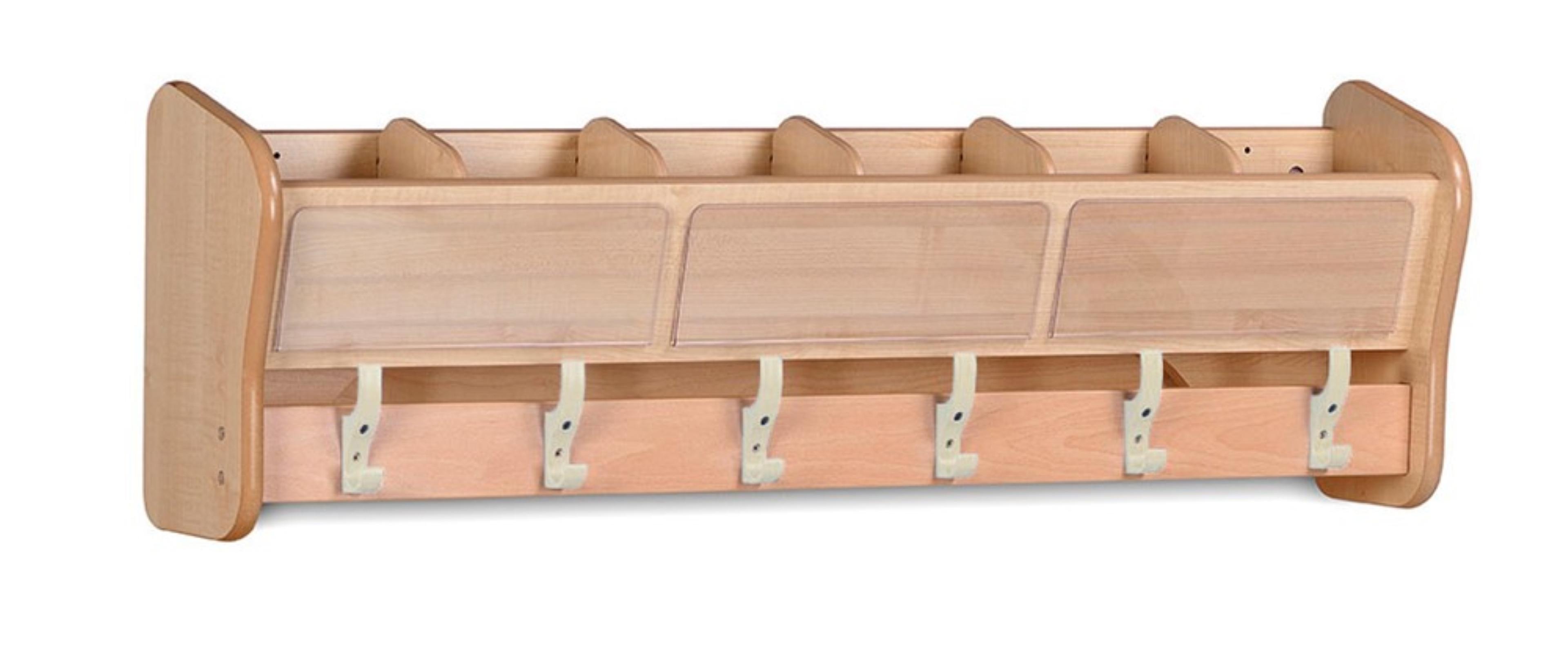 Millhouse Wall Hooks with 6 Cubbies
