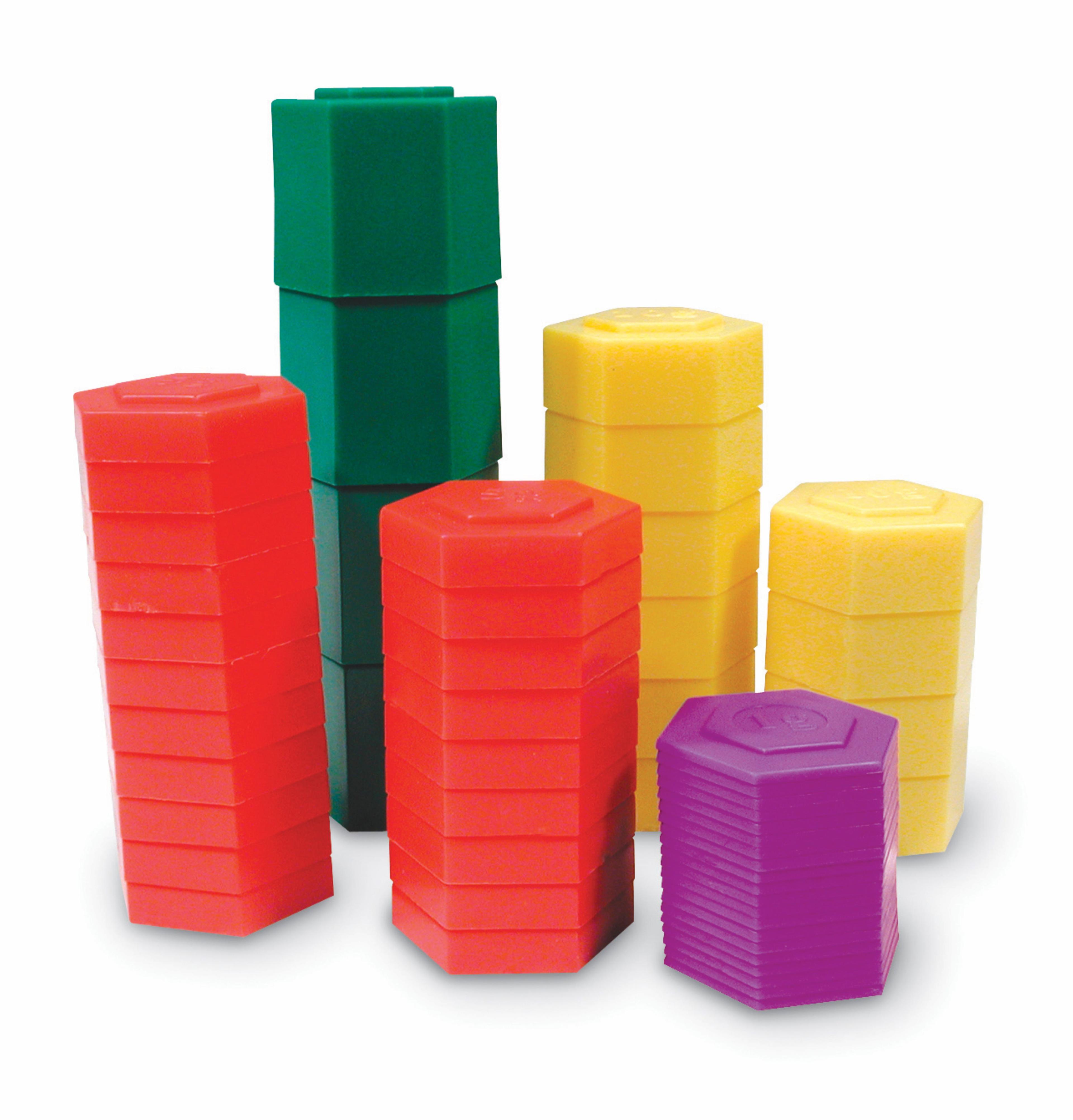 Learning Resources Hexagram Metric Weights - Set of 54