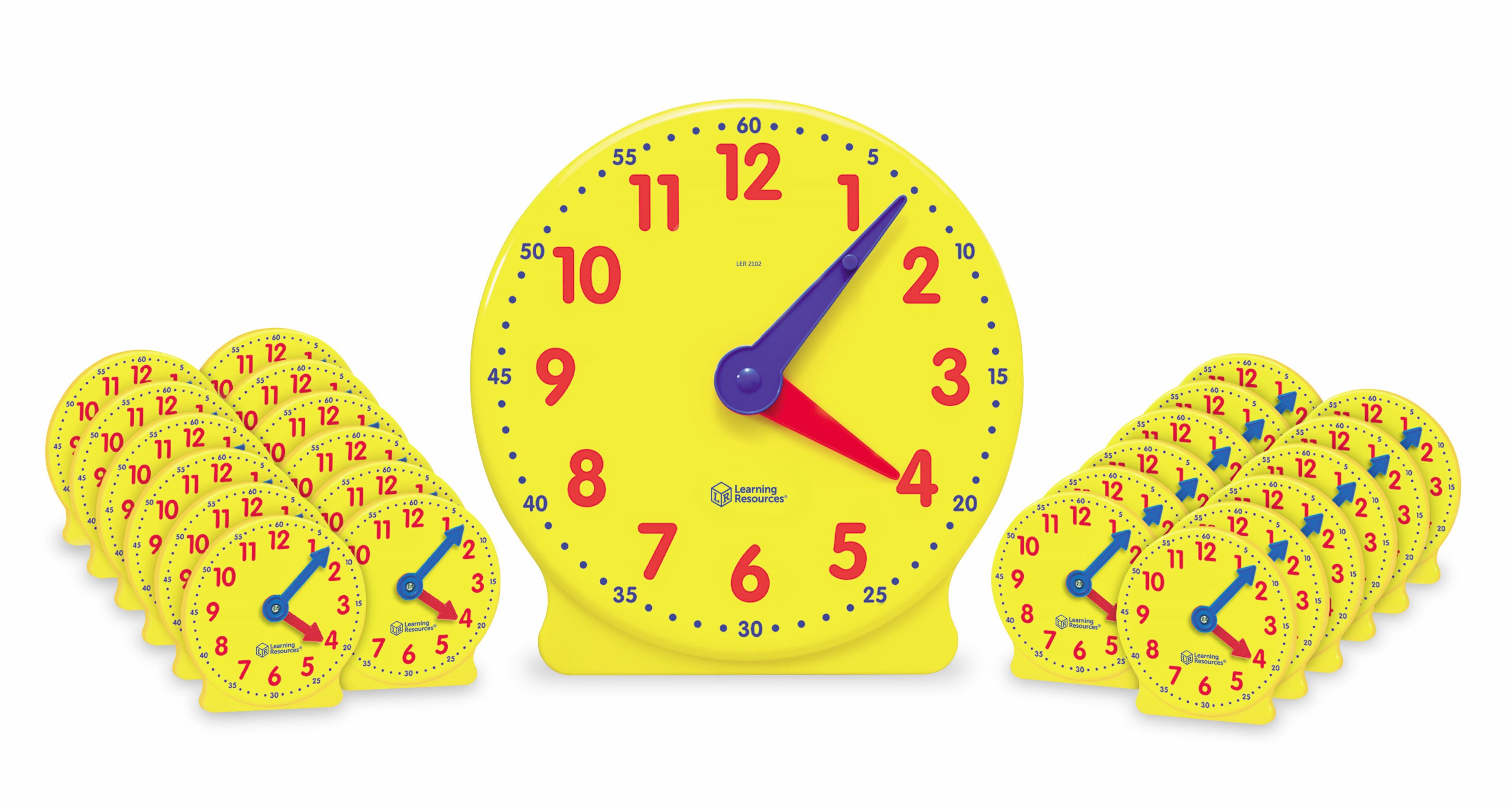 Learning Resources The Original Big Time Classroom Clock Kit