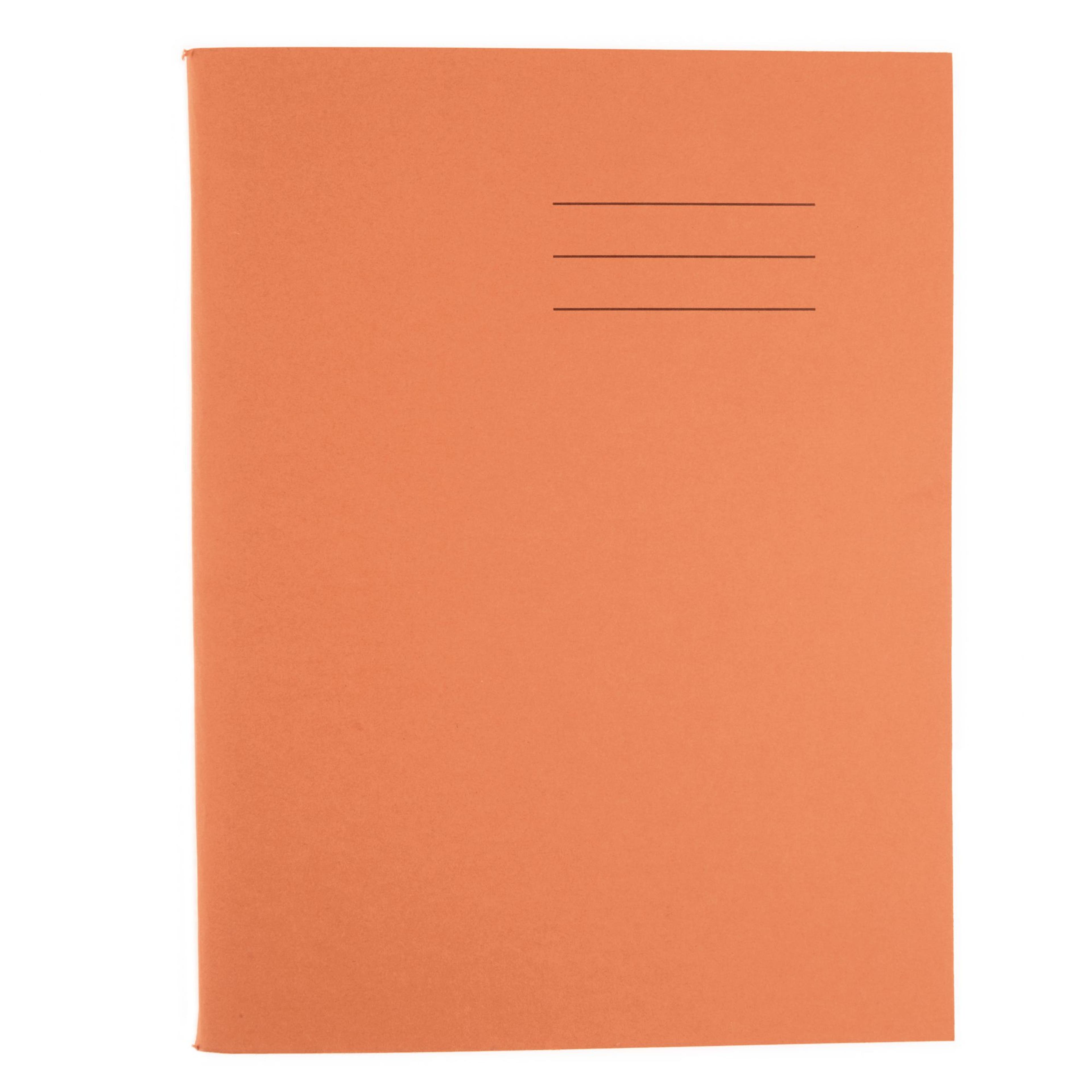 Classmates 9"x7" Exercise Book 80 Page, 10mm Squared, Orange - Pack of 100
