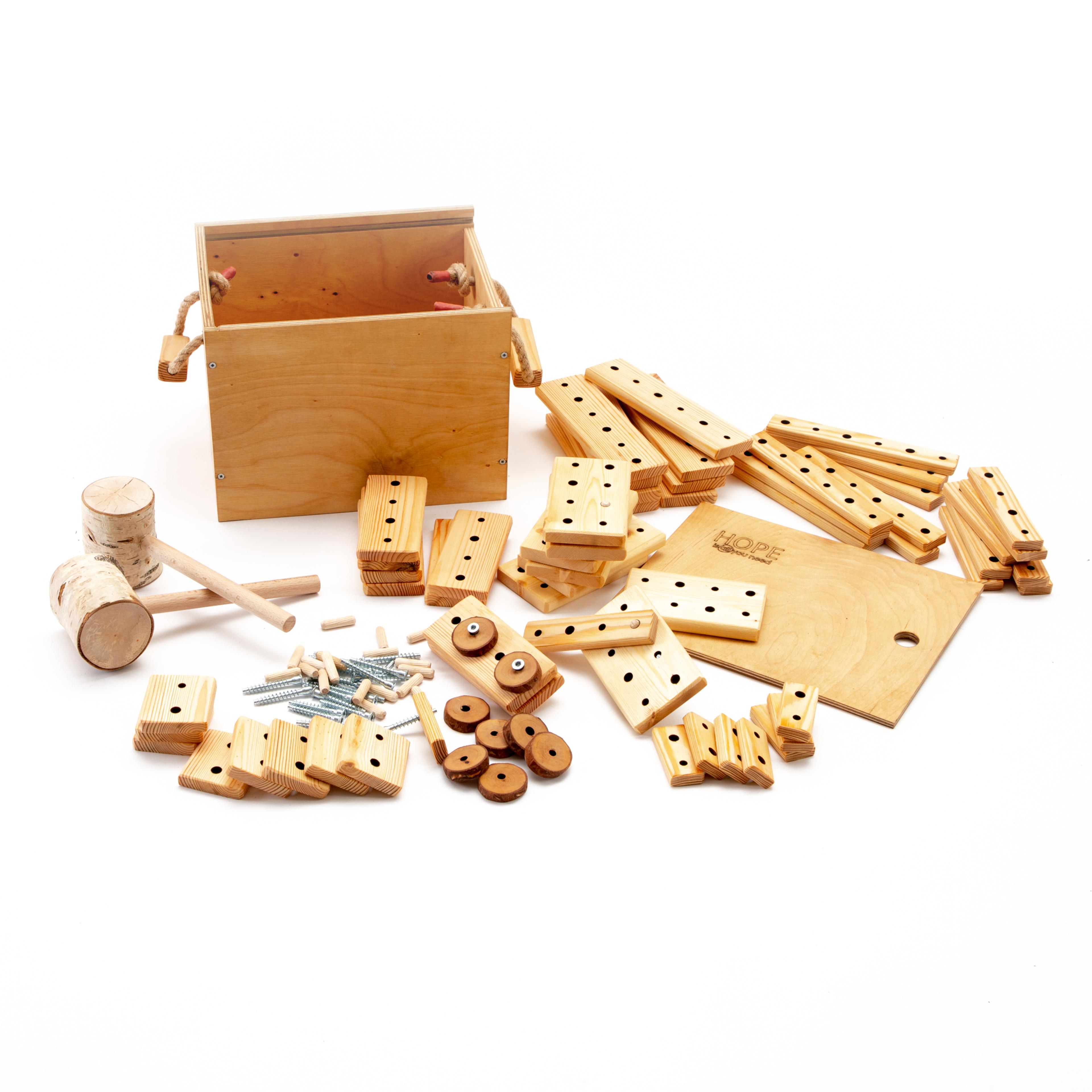 Wooden Construction Set from Hope Education