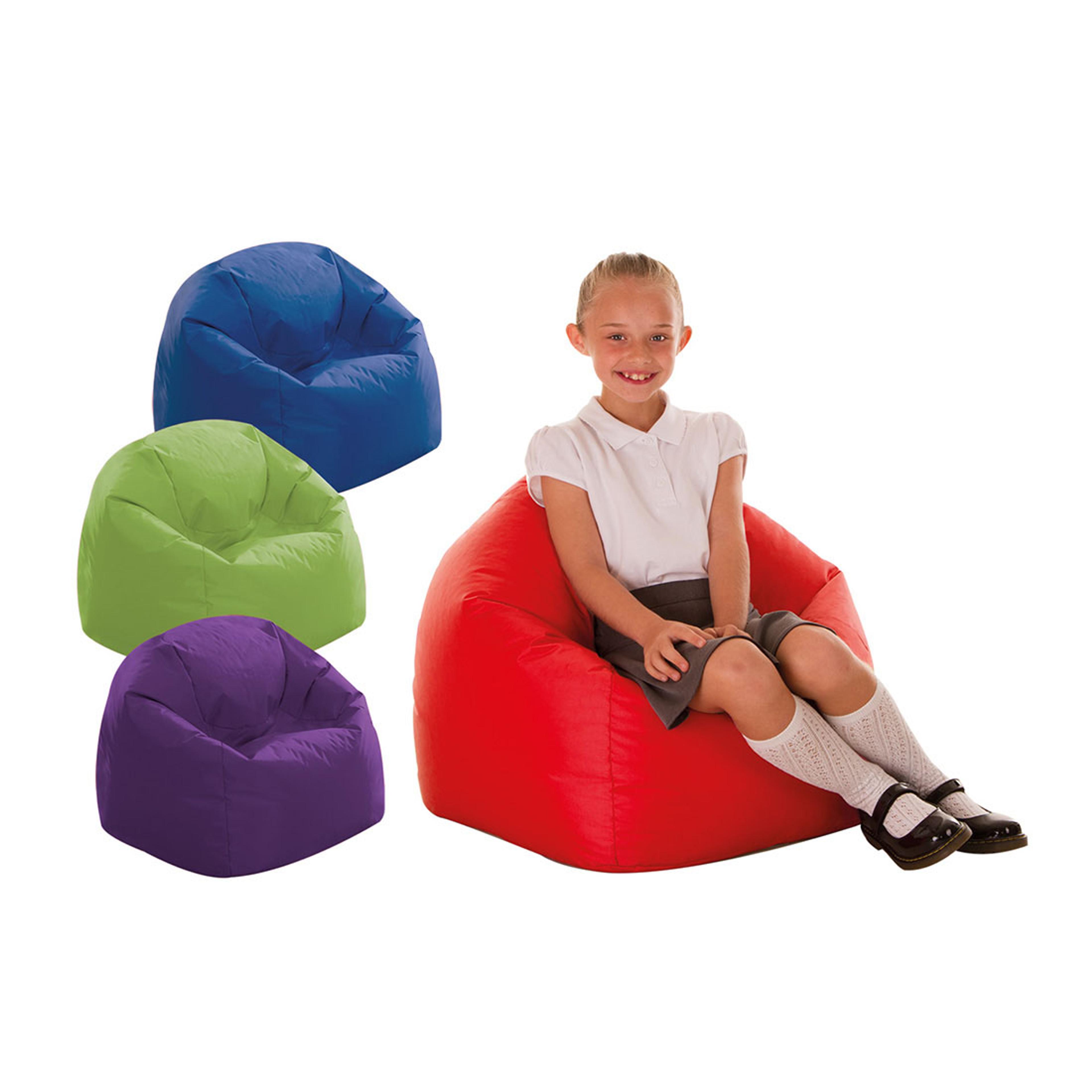 Primary Bean Bag Chair - Pack of 4