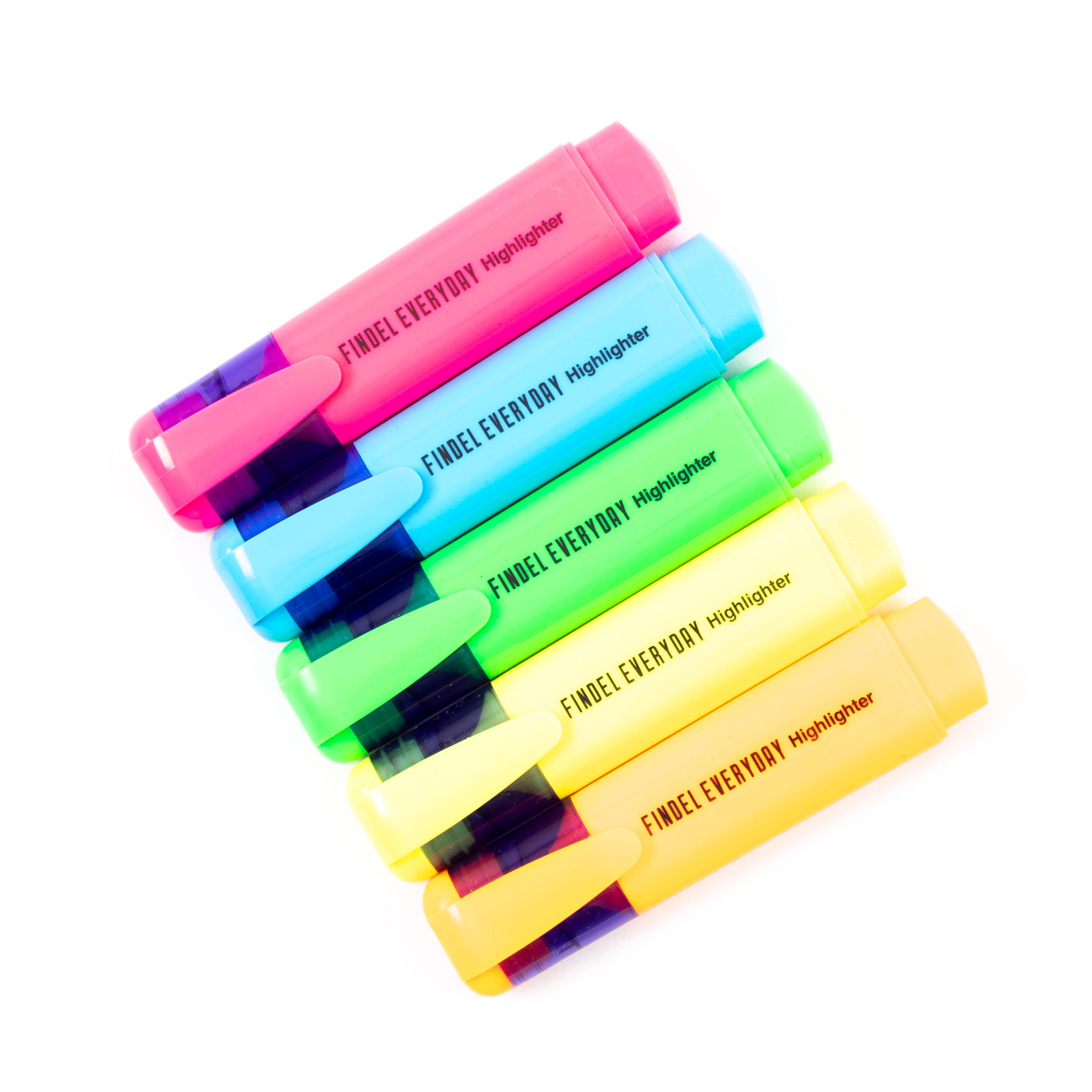 Findel Everyday Highlighter Assorted - Pack of 48