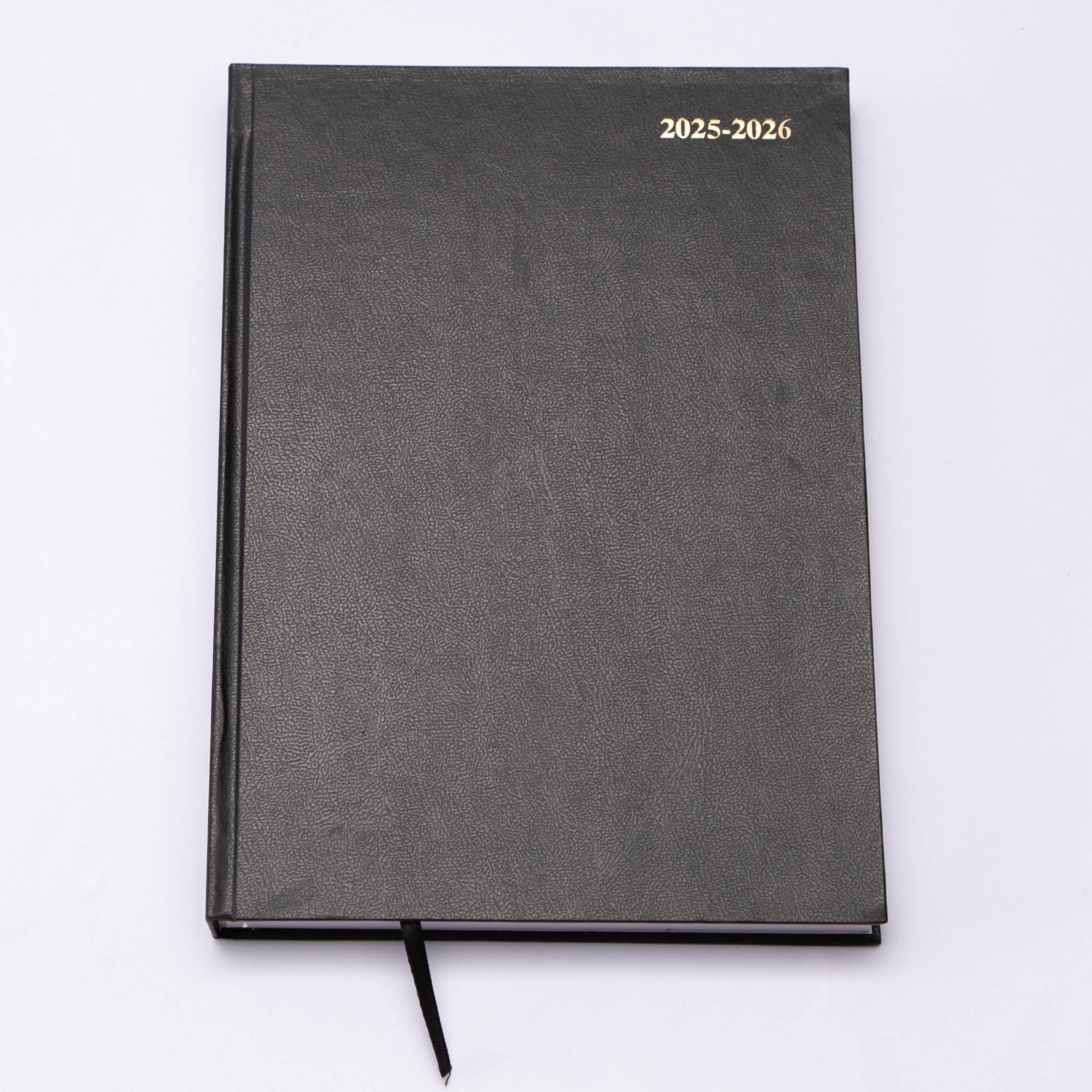 Classmates A4 Day Per Page Academic Diary - Black - 2025/2026 - Each