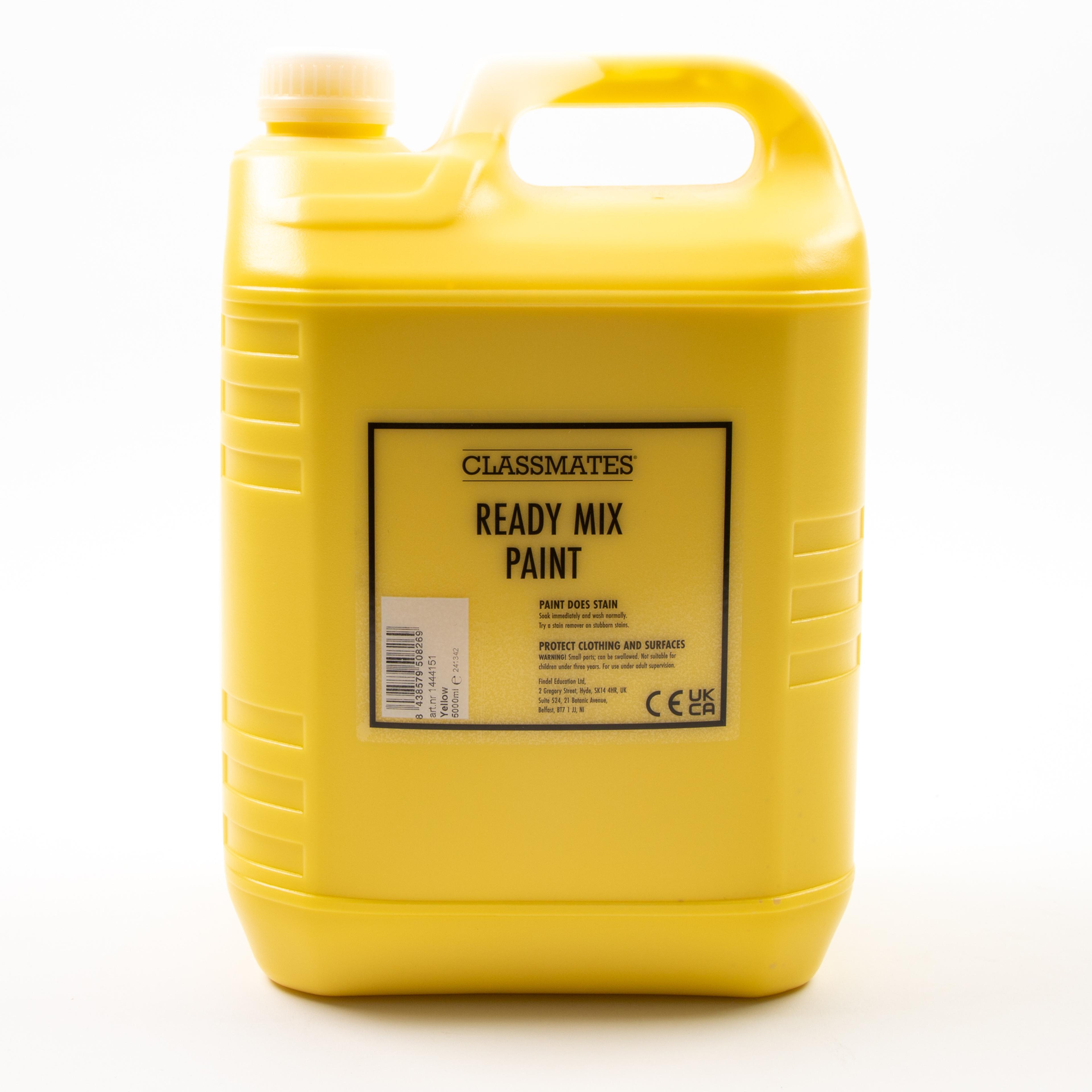 Classmates Ready Mixed Paint - Yellow - 5L