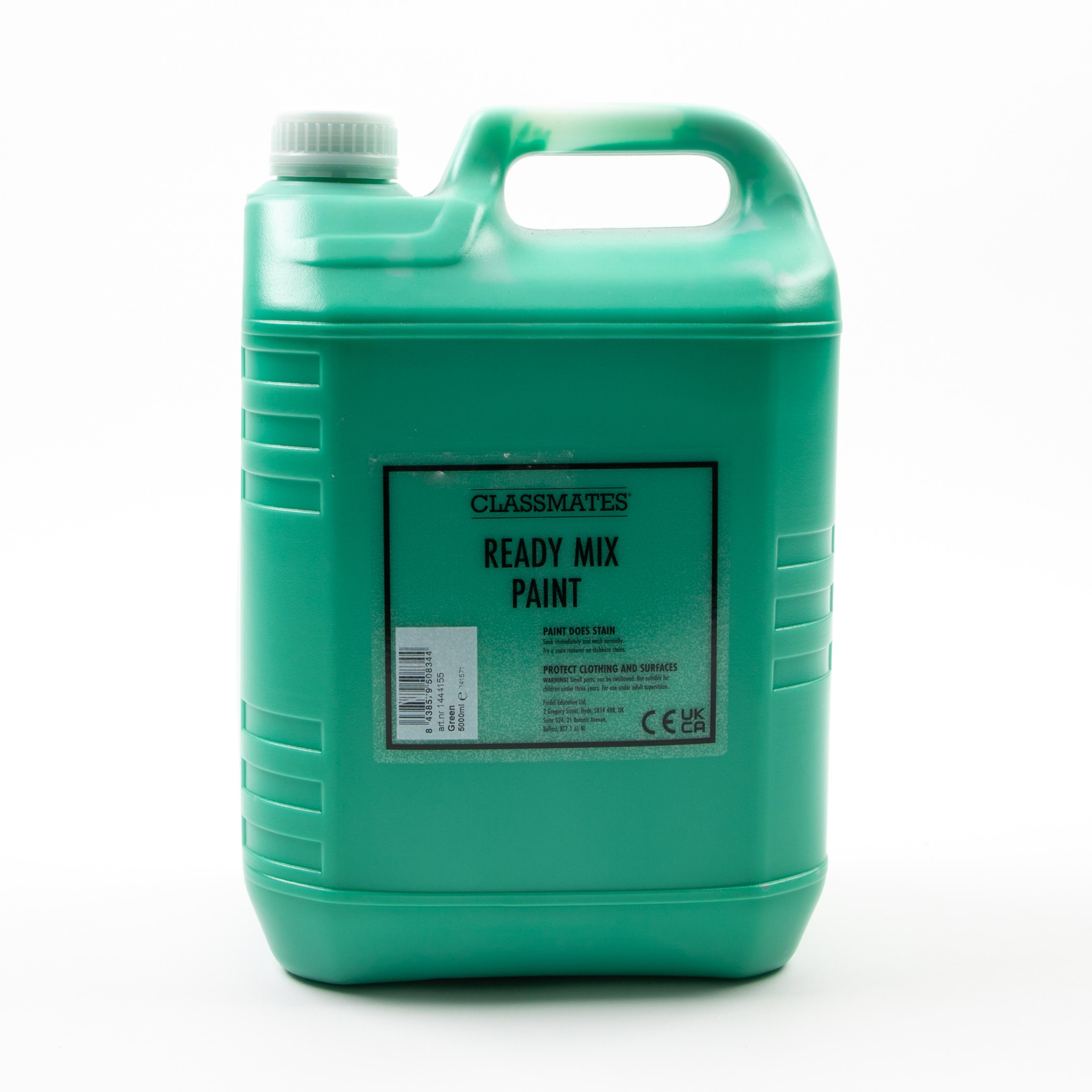 Classmates Ready Mixed Paint -  Green - 5L