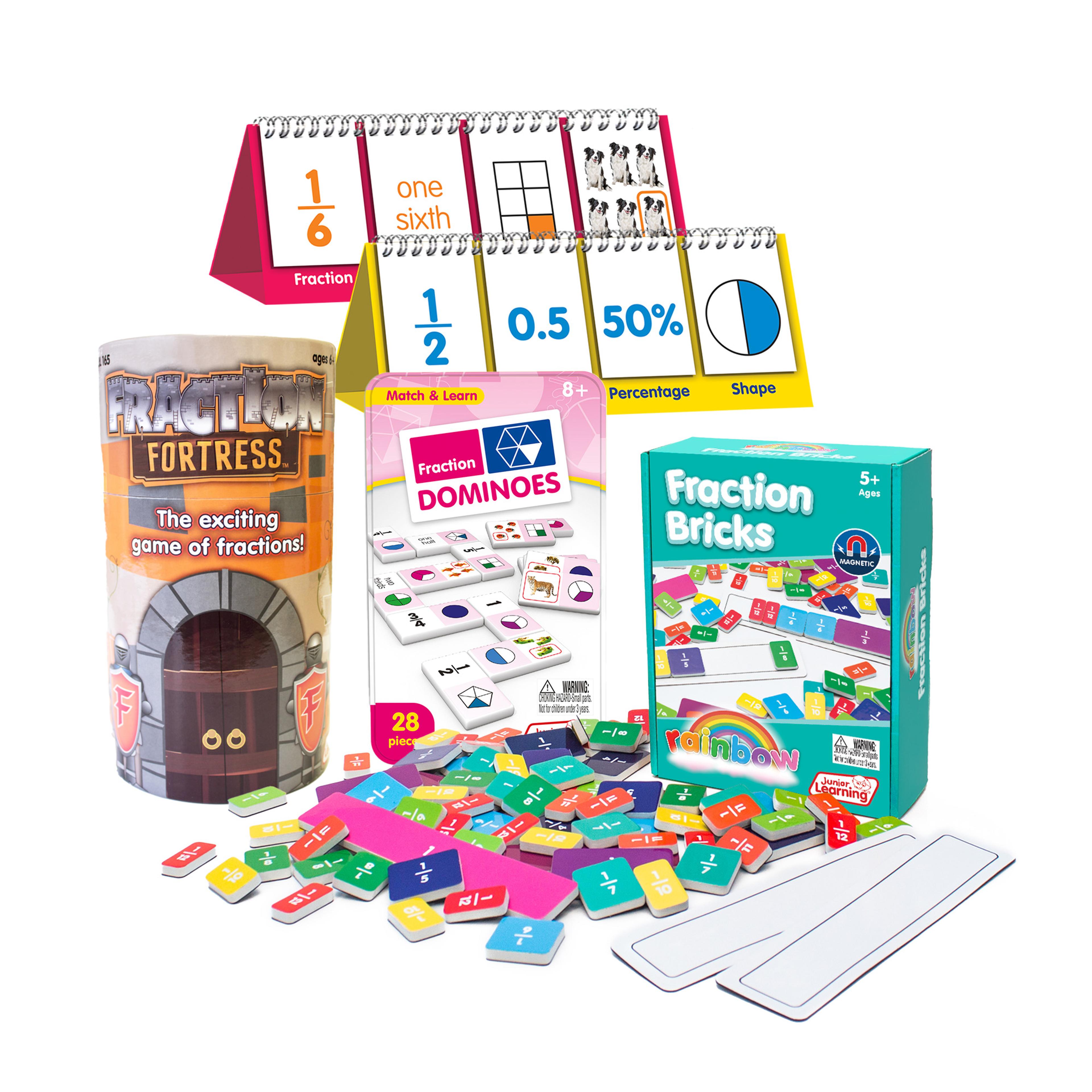 Junior Learning Fraction Booster Bundle