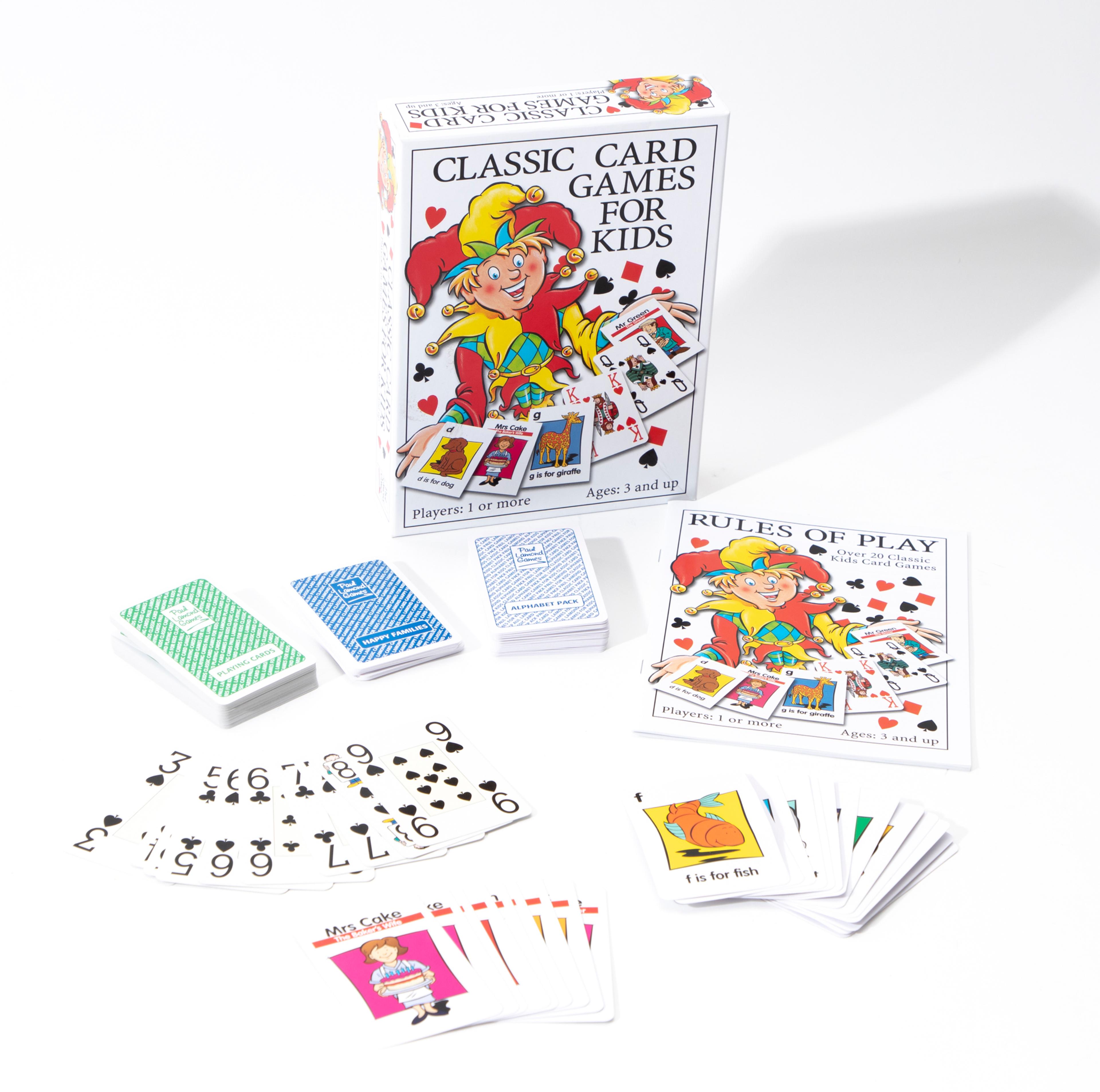UNIVERSITY GAMES Classic Card Games For Kids 