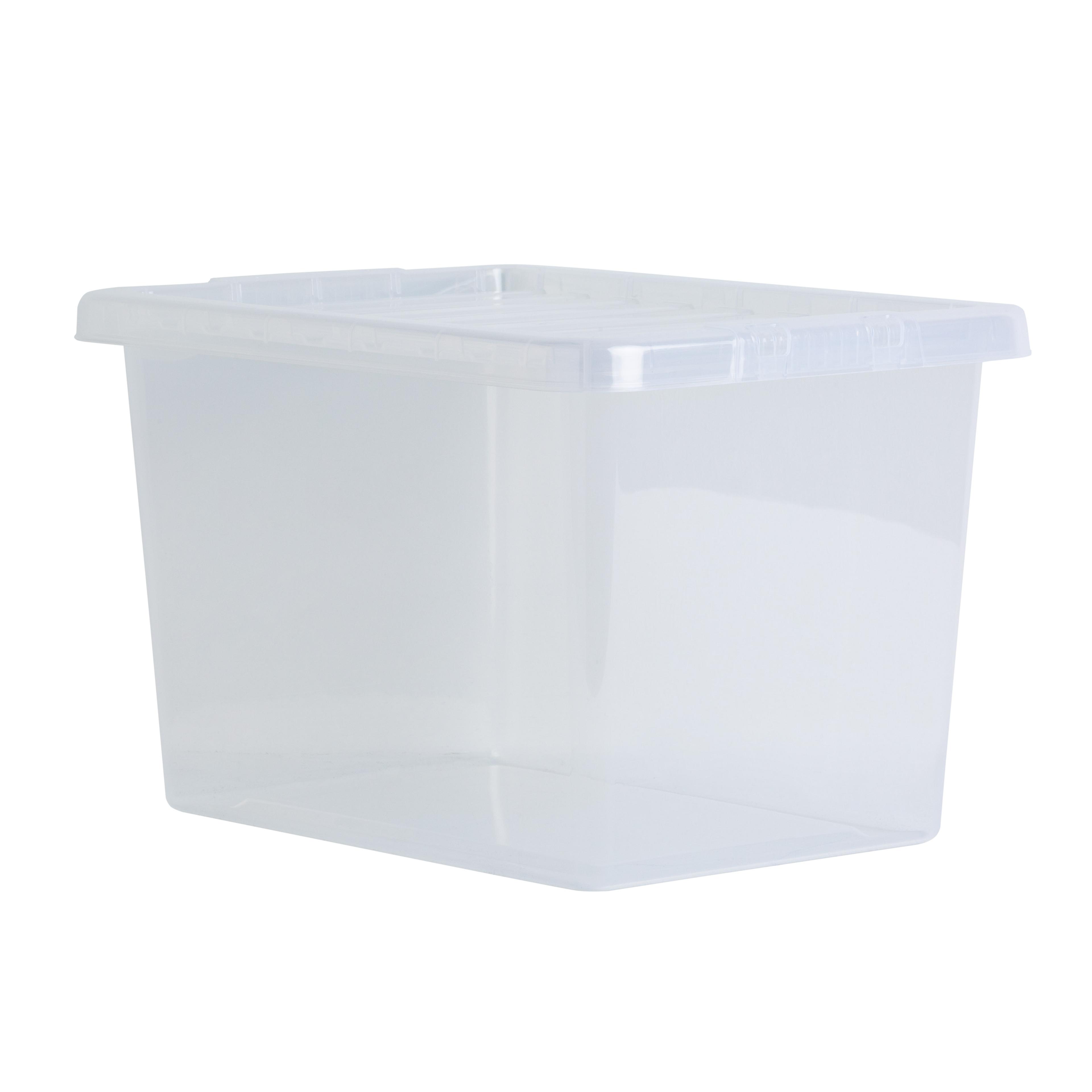 20 Litre Crystal Box and Lid - Clear