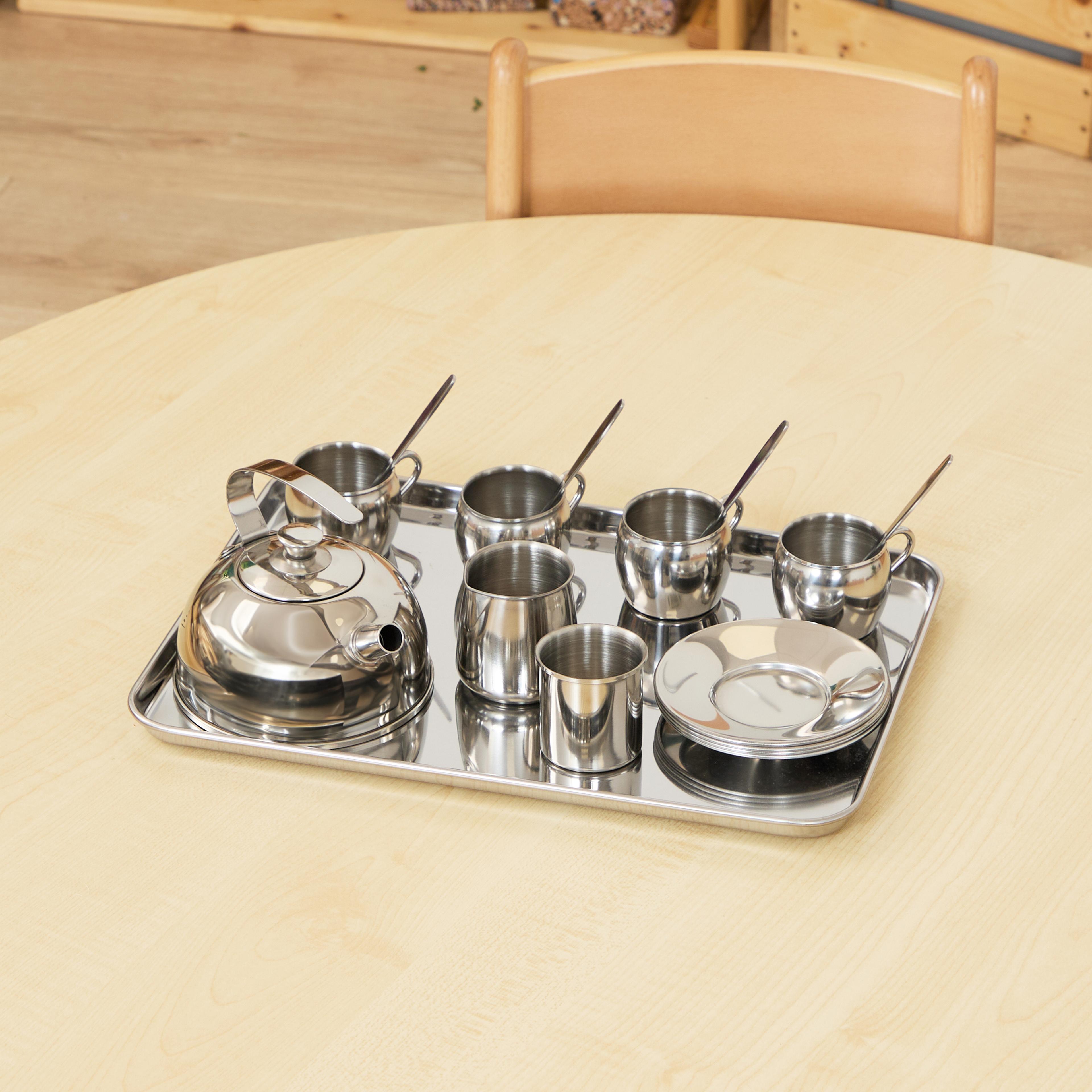Metal Tea Set from Hope Education - 16 Piece