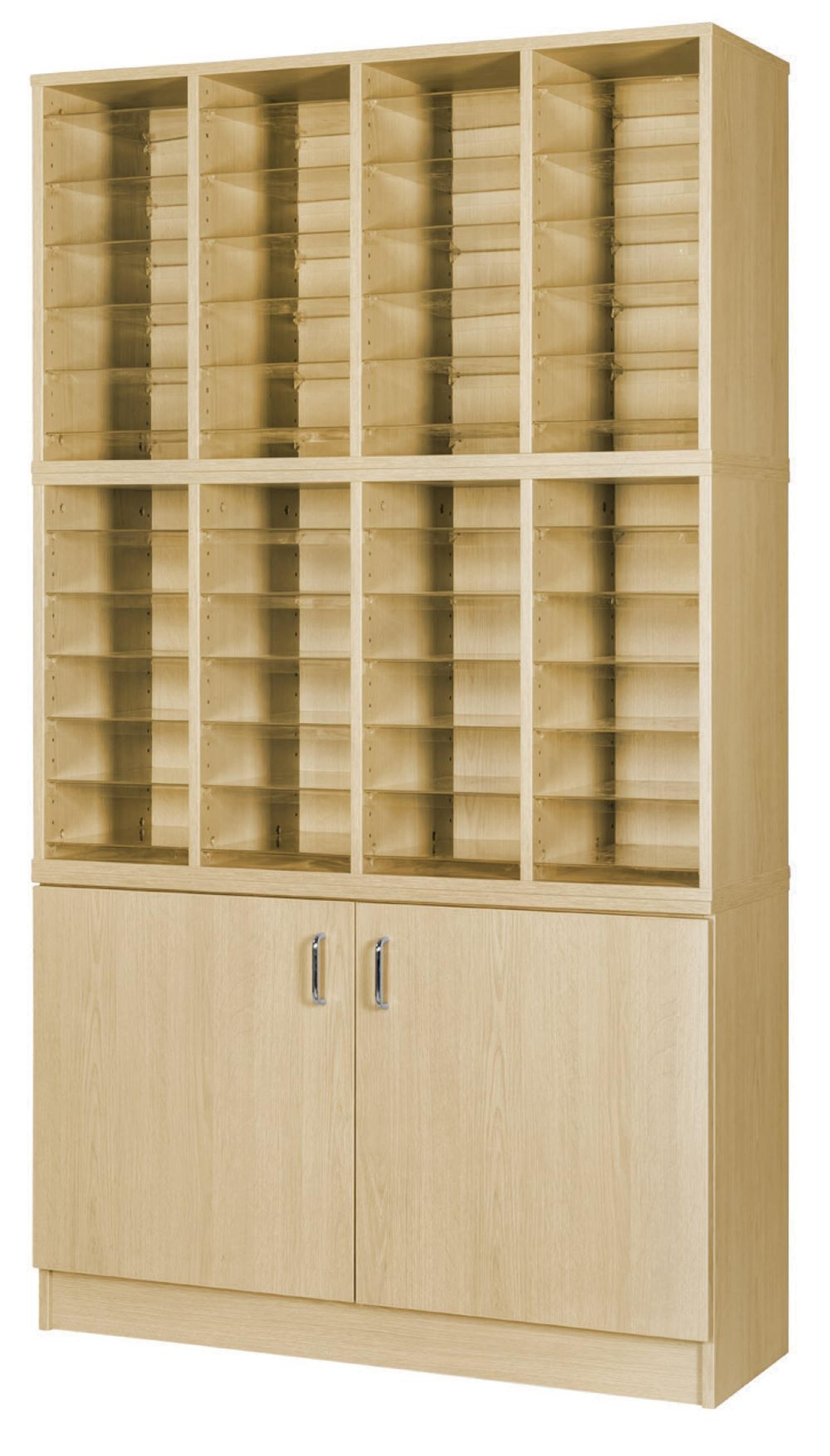 Galt 48 Space Pigeonhole with Cupboard 