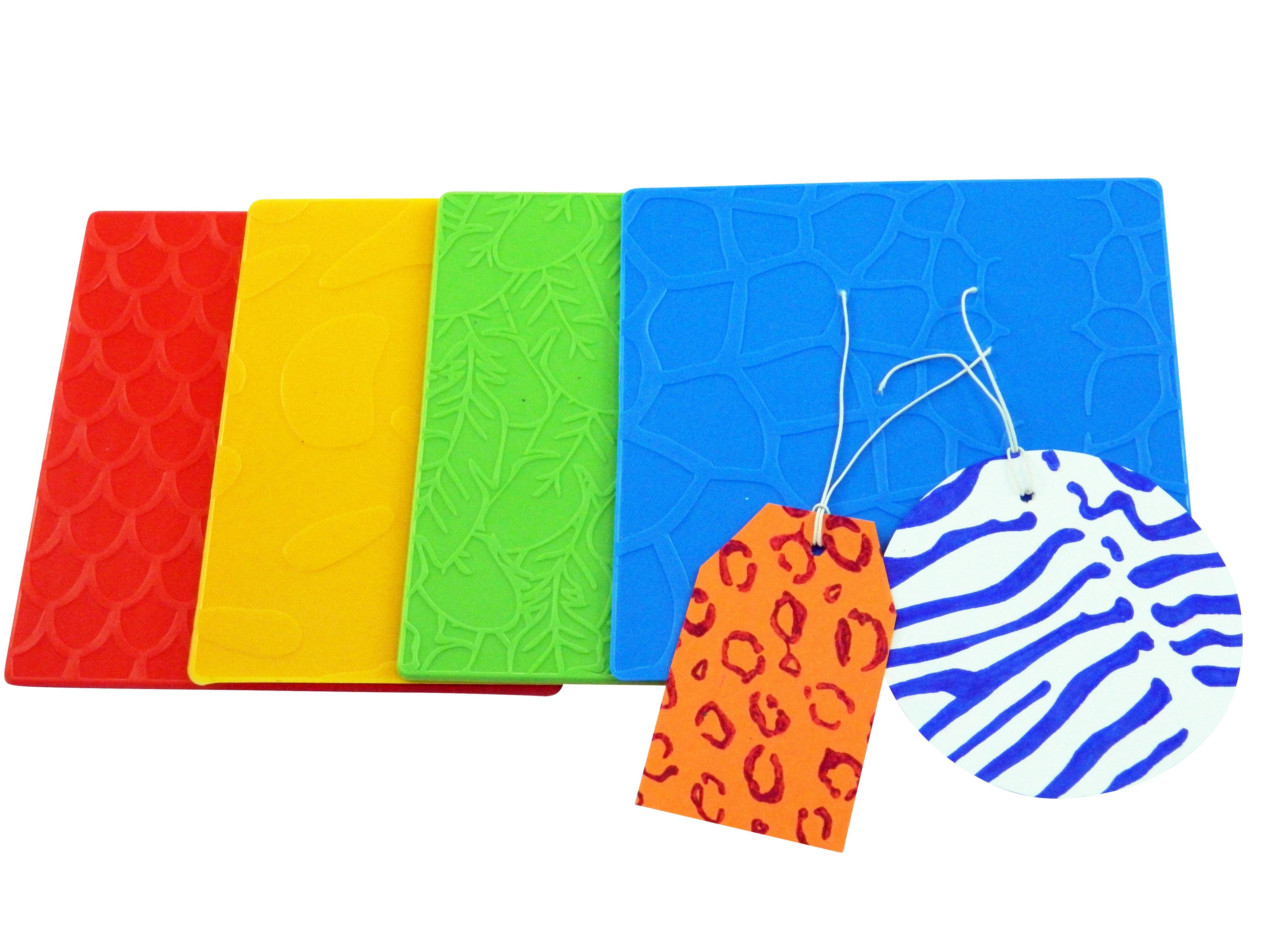 Classmates Embossing plates - Animal Pattern - Pack of 4