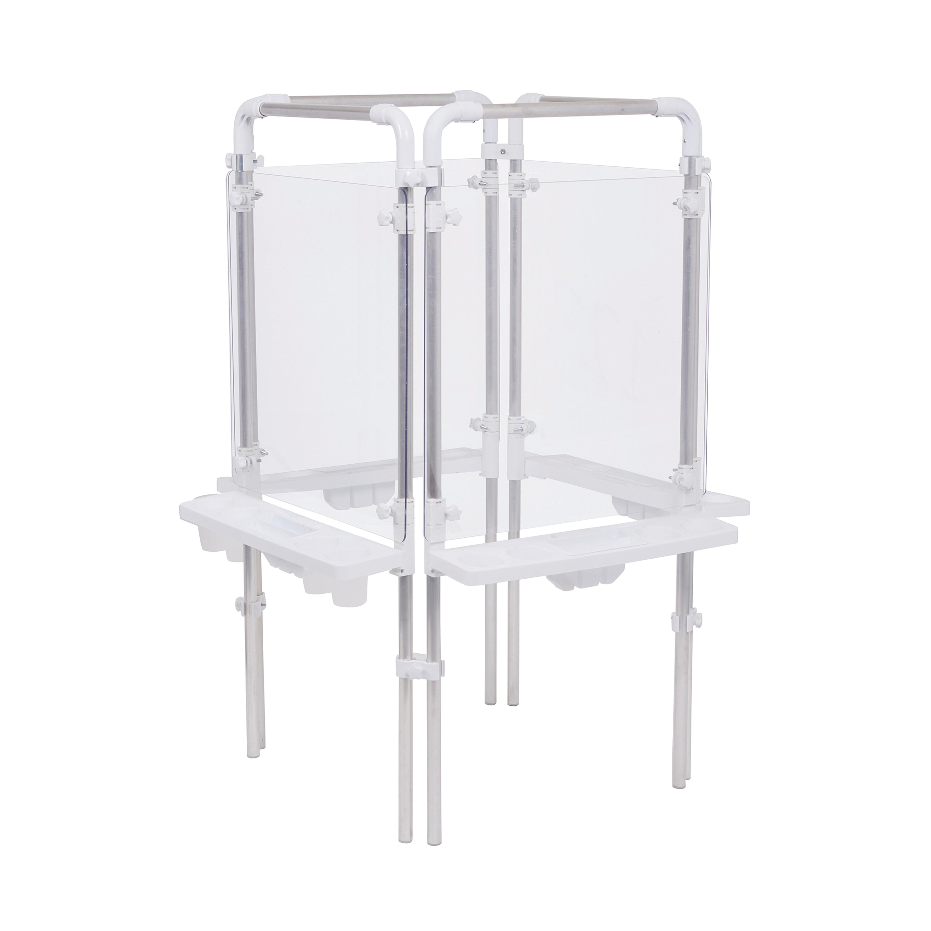 4 Sided Easel Set - Clear Boards