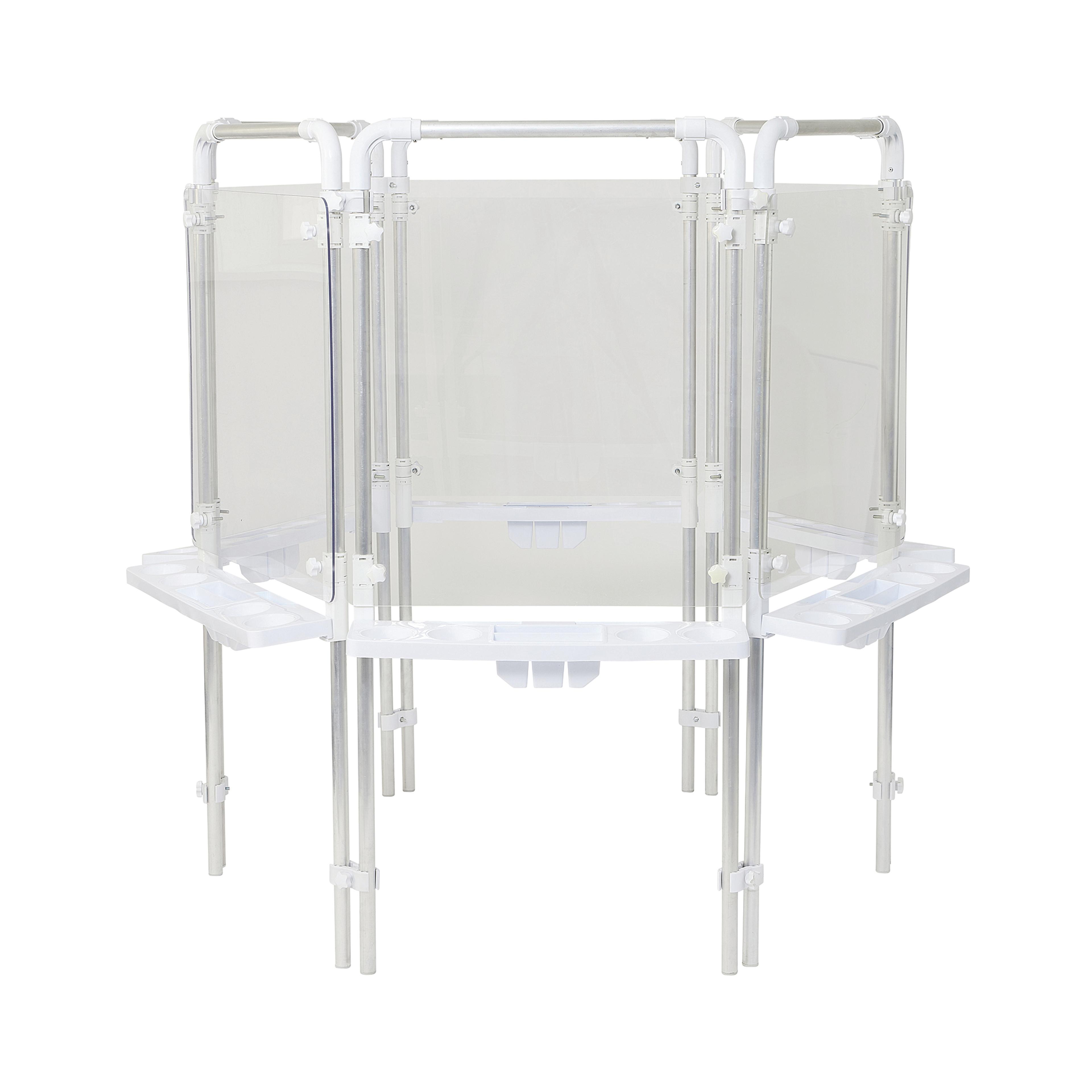 6 Sided Easel Set - Clear Boards