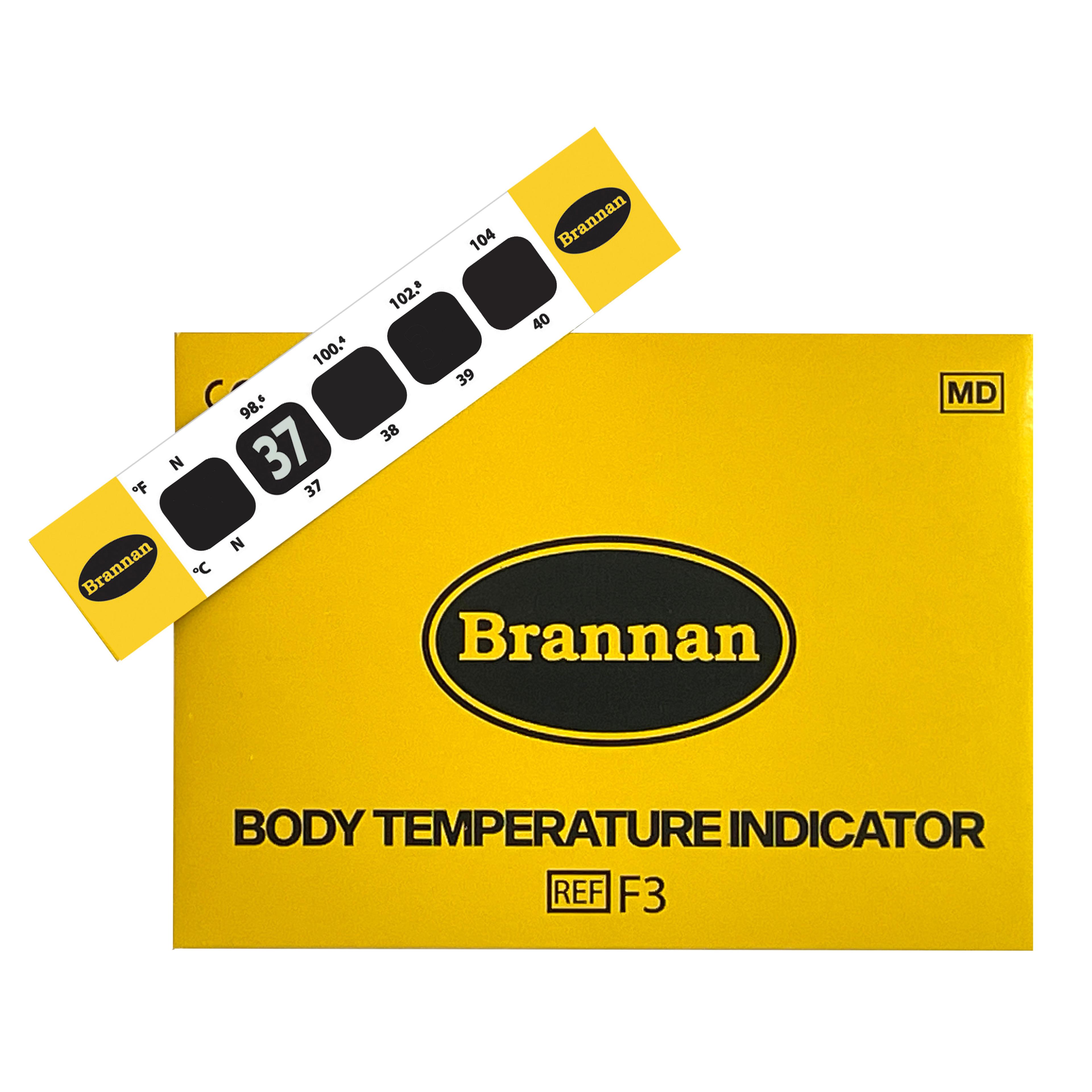 Brannan Forehead Thermometer Strips - Pack of 10