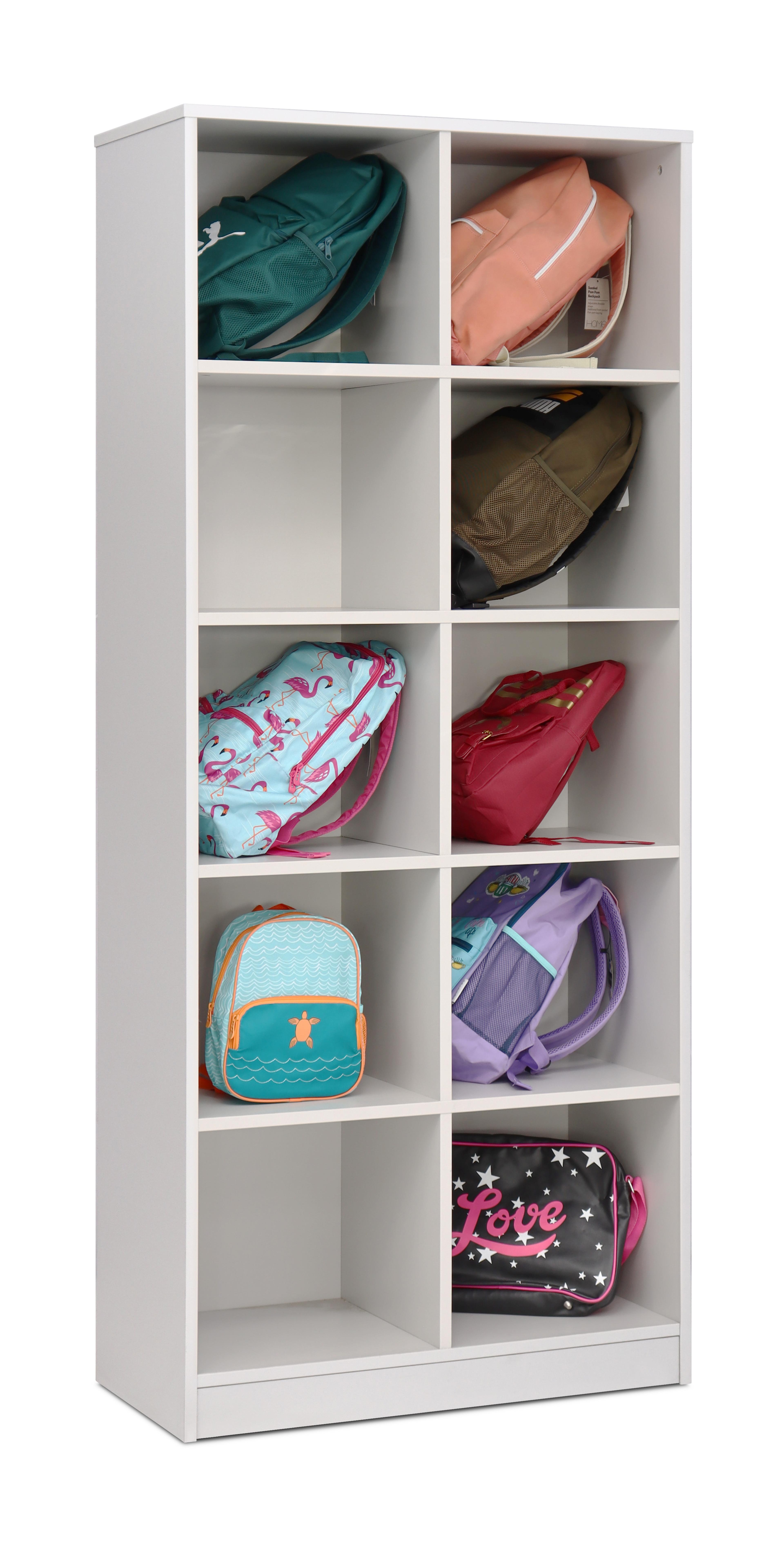 Grey 10 Comparment Bag Store