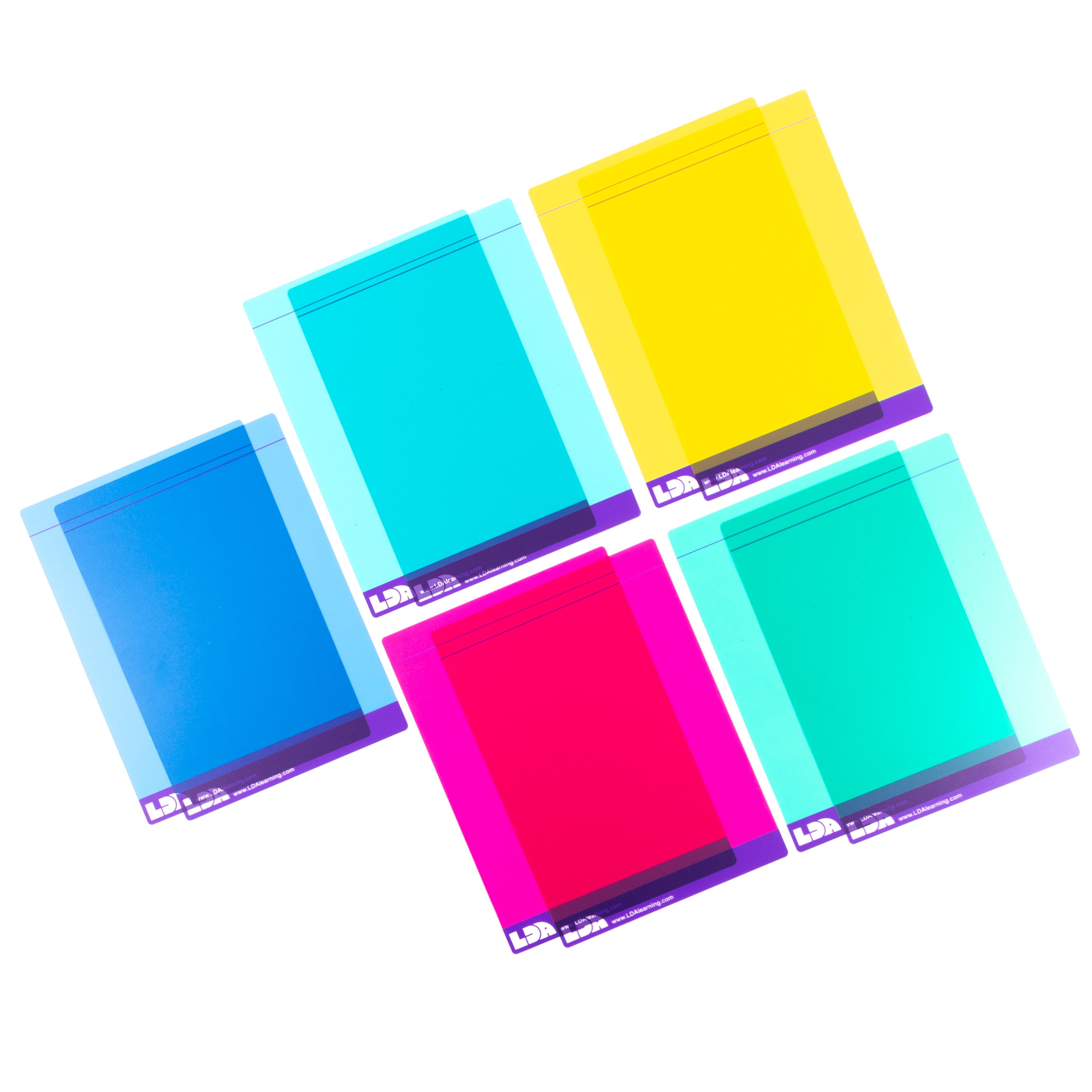 A5 Reading Overlays Pack of 10